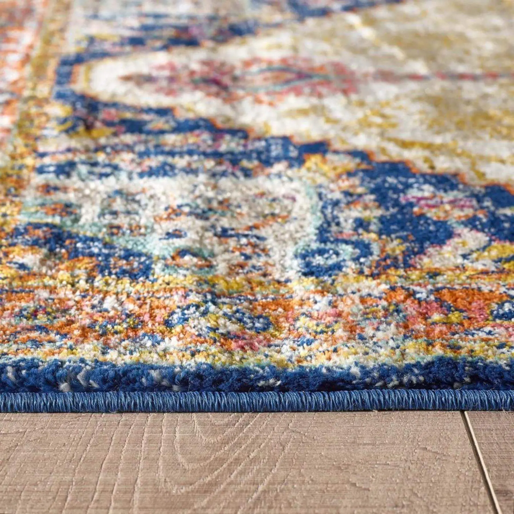 Granada Multicolour Vintage Rug | Amber - Image 3
