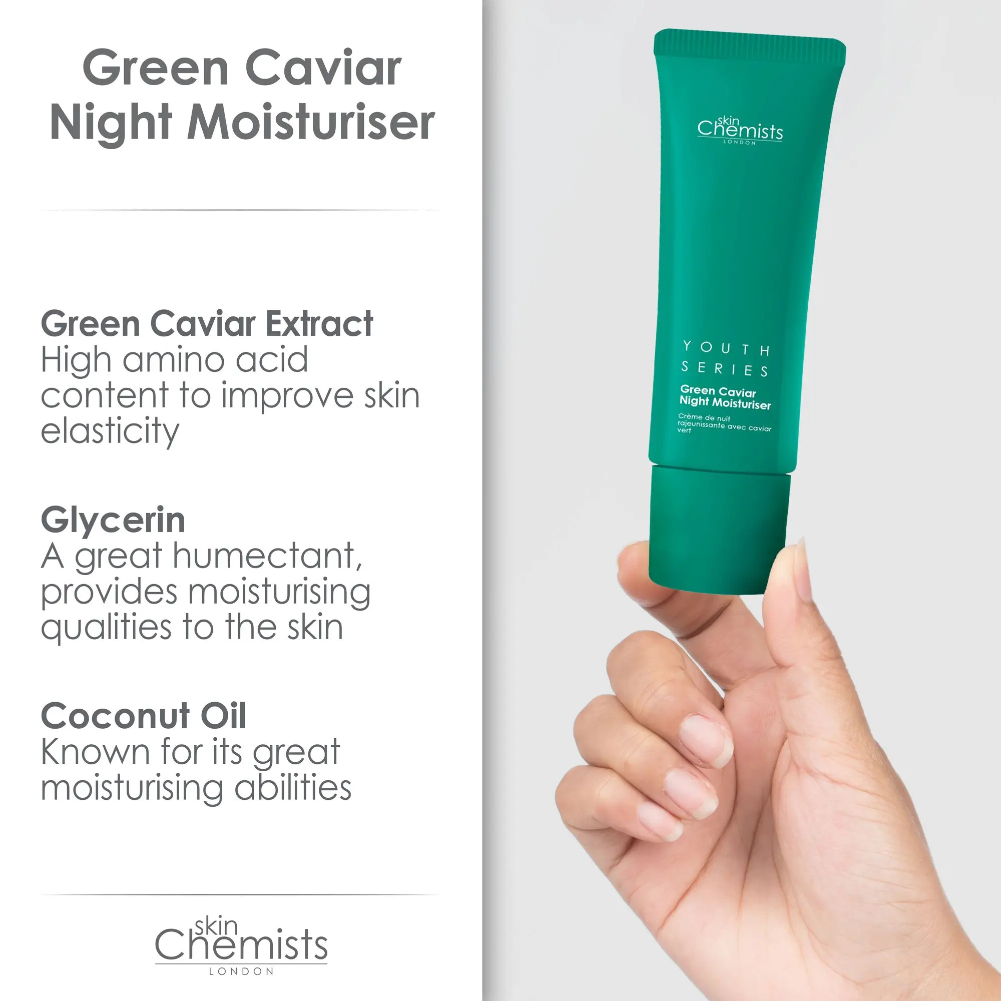 Green Caviar Night Moisturiser 50ml - Image 4