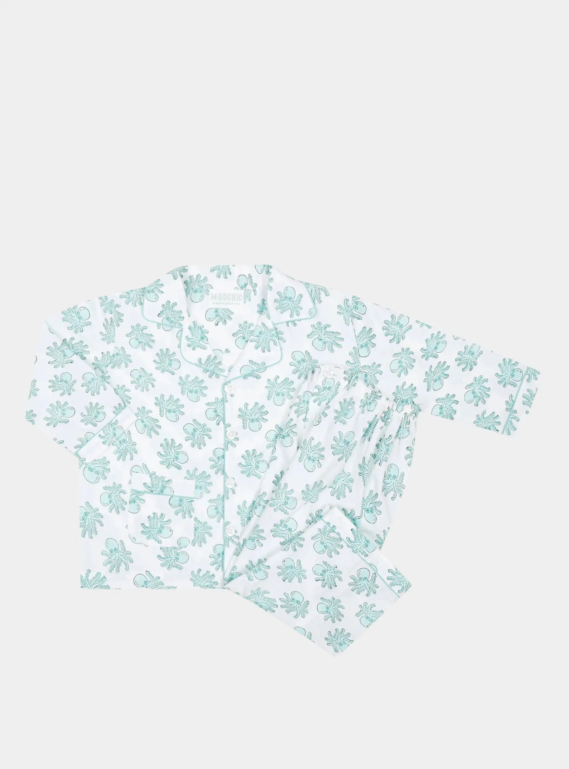 Green Octopus Children's Pyjamas