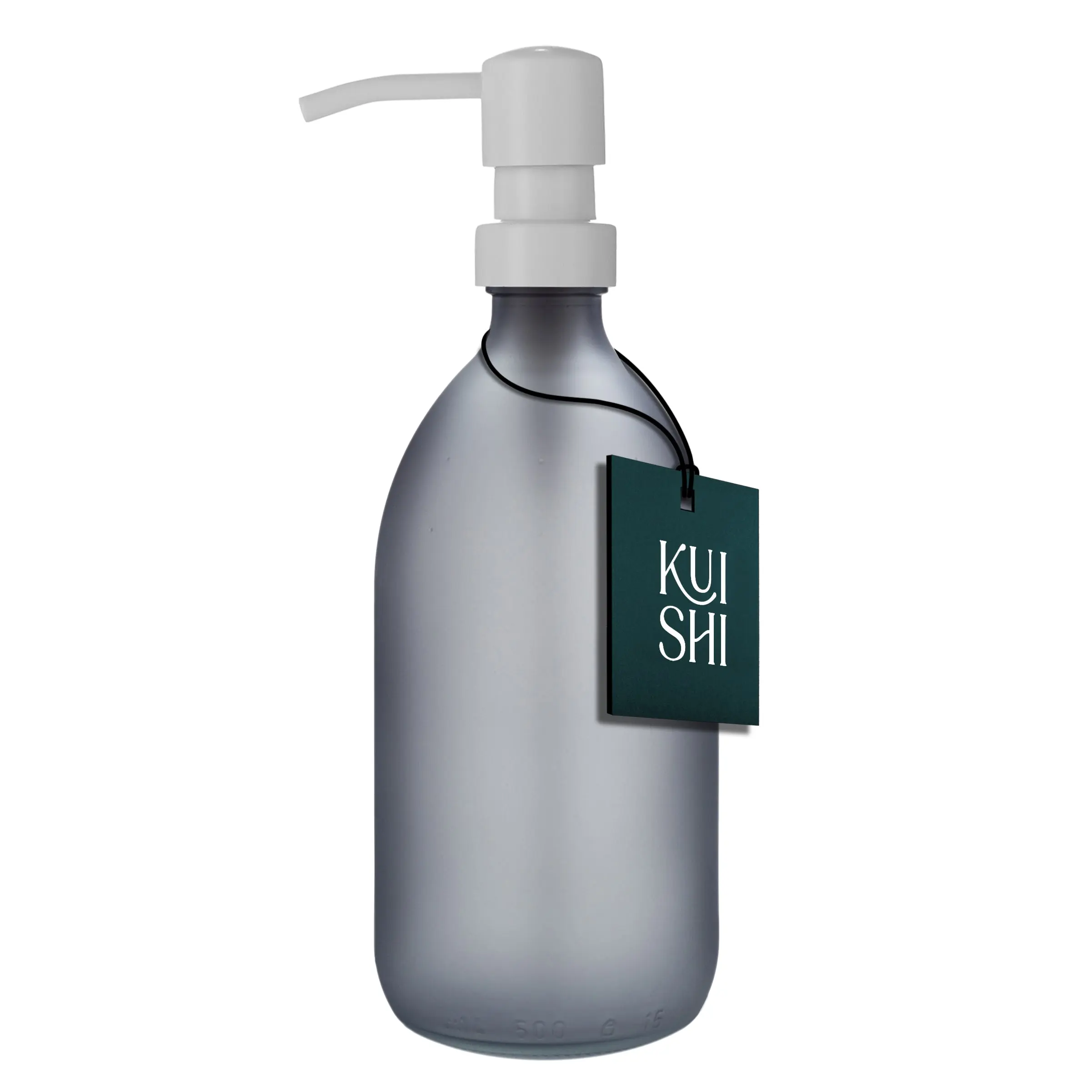 Grey Soap Dispenser Stainless Steel Pump - Image 6
