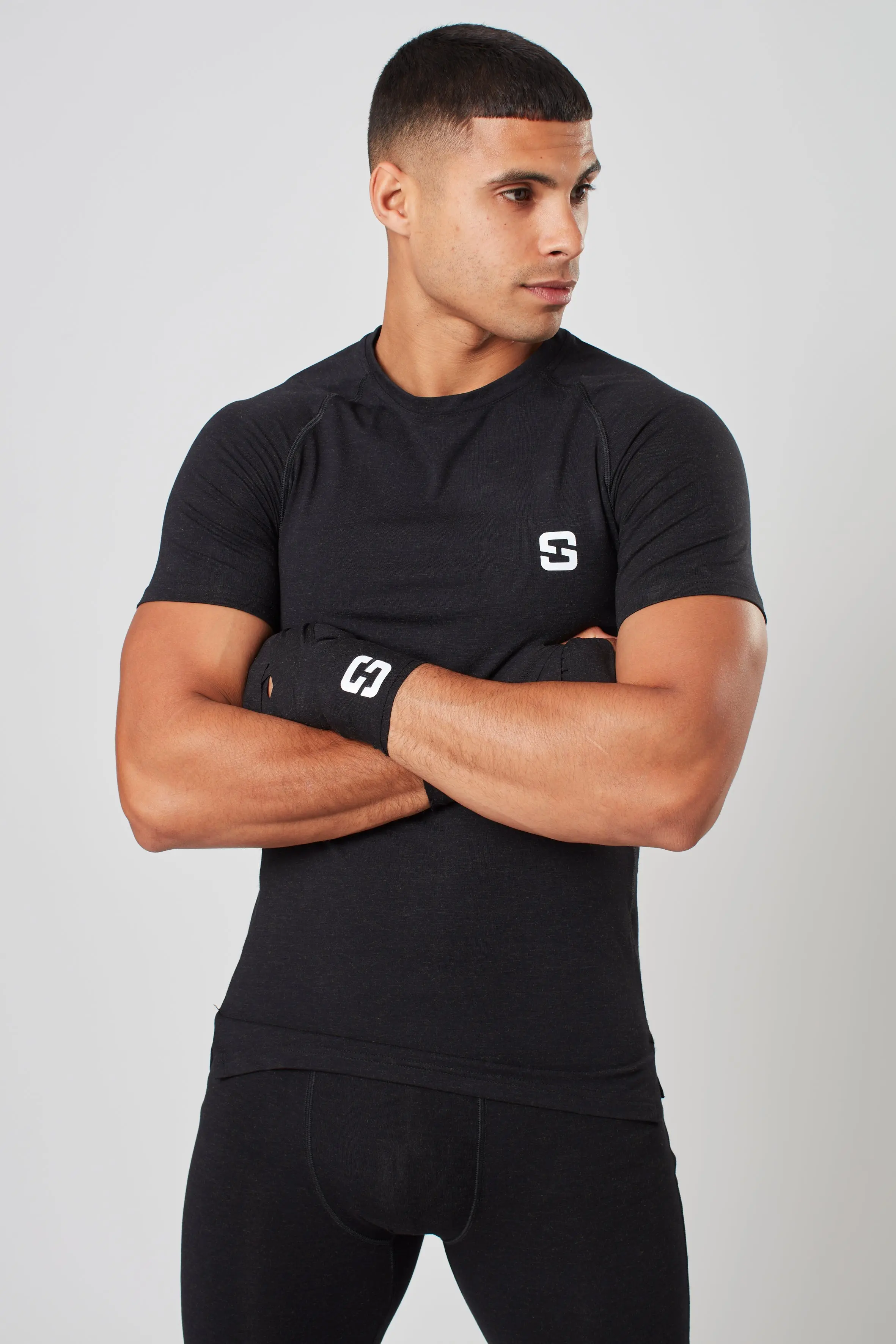 Marl Black Hand Wraps - Image 5