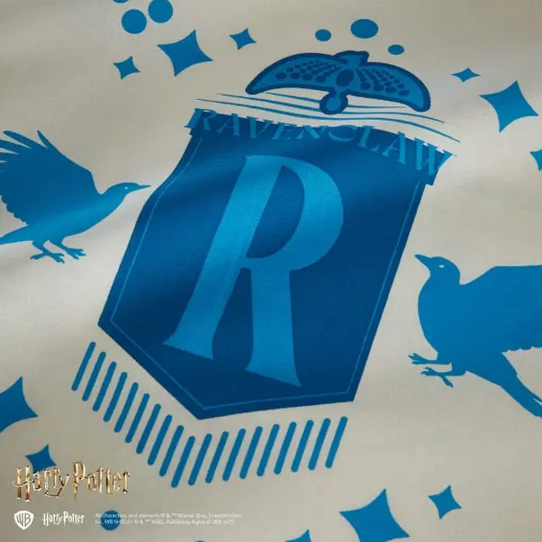 Harry Potter Ravenclaw Reversible Duvet Cover and Pillowcase Set - Image 4