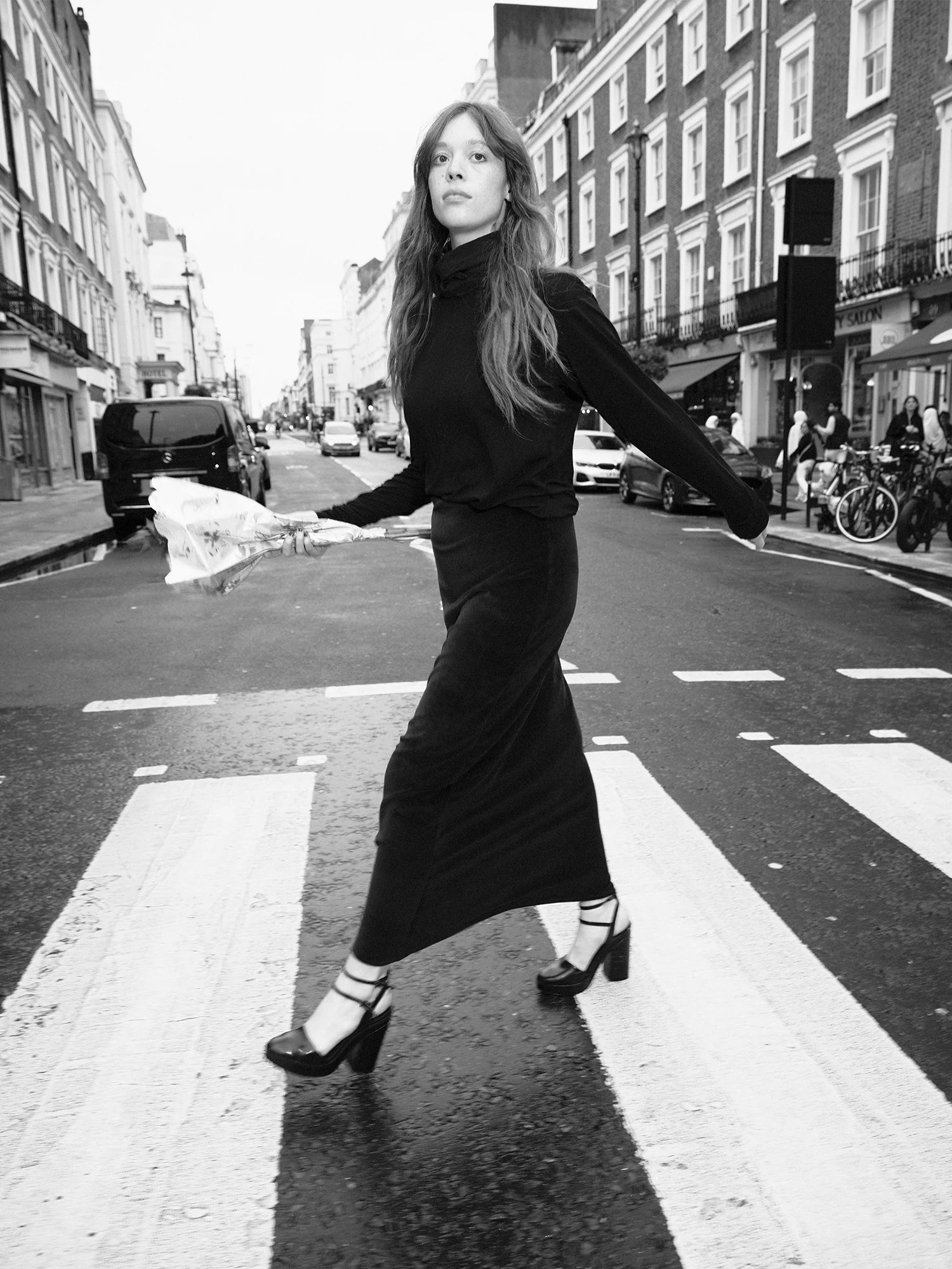 Heavy Velour A-line Skirt - Image 6