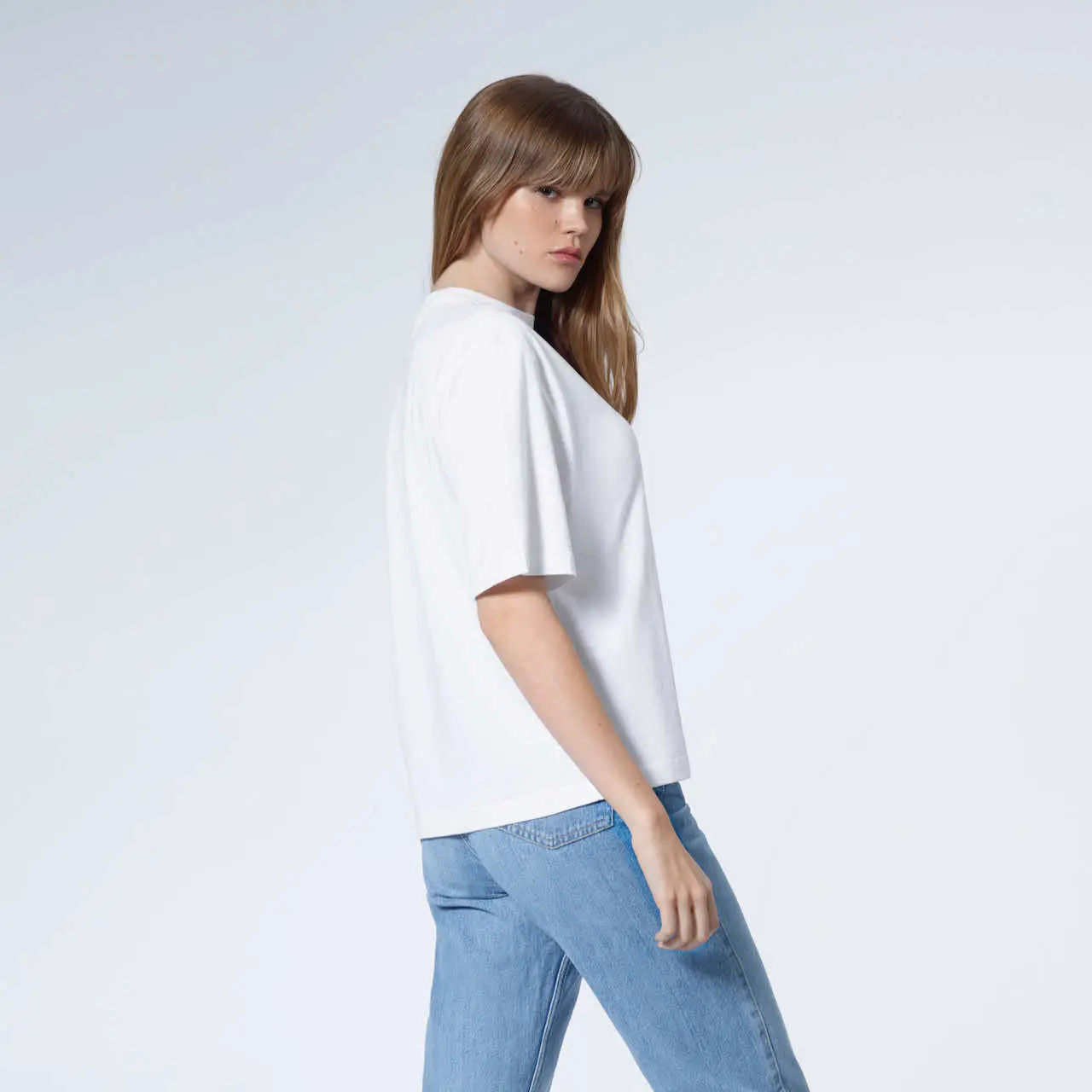 Heavyweight Boxy Women's Organic T-Shirt - Image 5