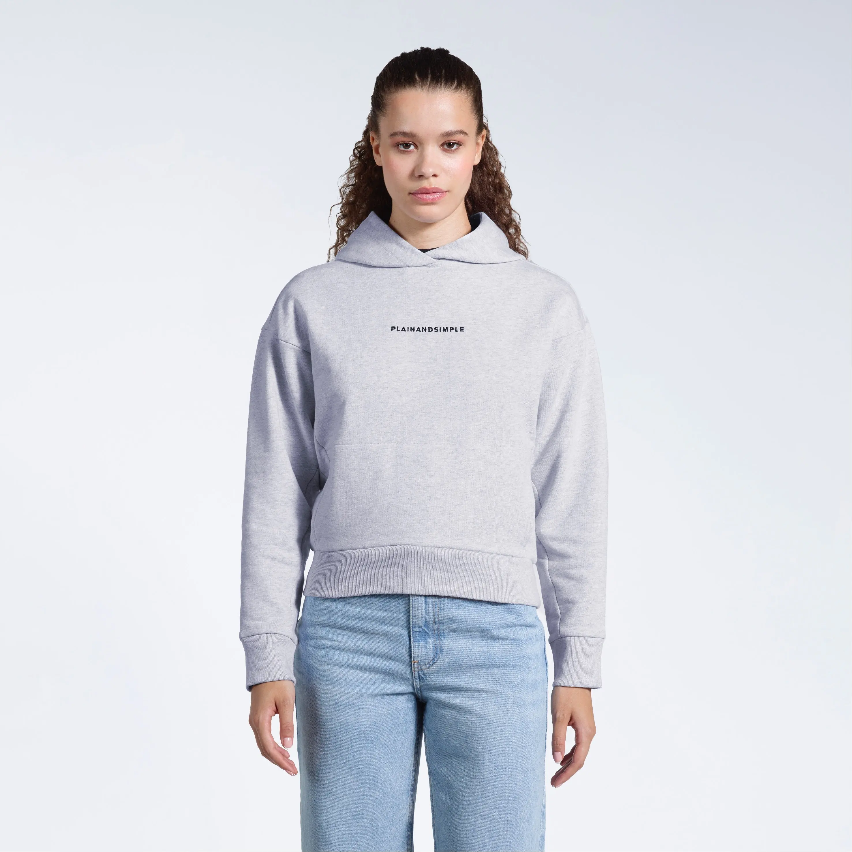 Heavyweight Women's Organic Logo Hoodie - Image 10