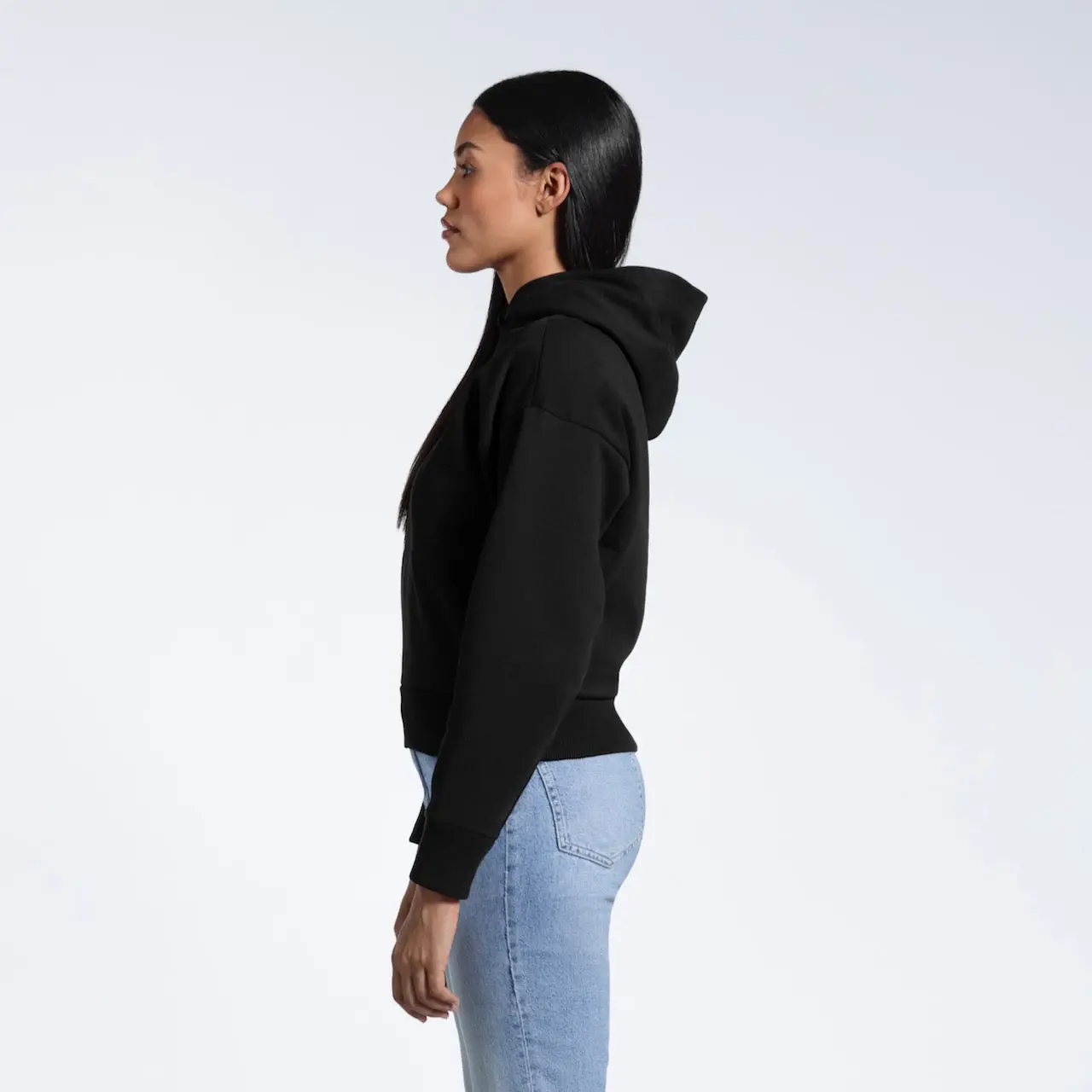 Heavyweight Women's Organic Logo Hoodie - Image 4