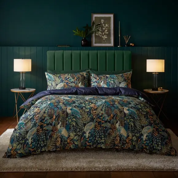 Heron Retreat Polycotton Duvet Cover & Pillowcase Set