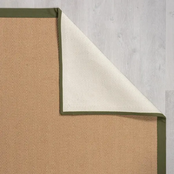Herringbone Jute Border Rug - Image 24