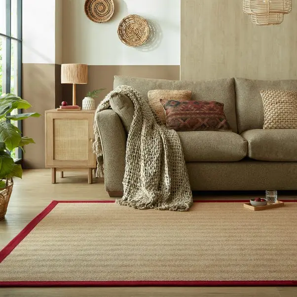 Herringbone Jute Border Rug - Image 25