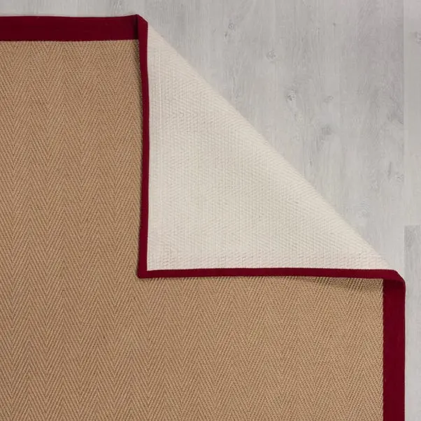 Herringbone Jute Border Rug - Image 28