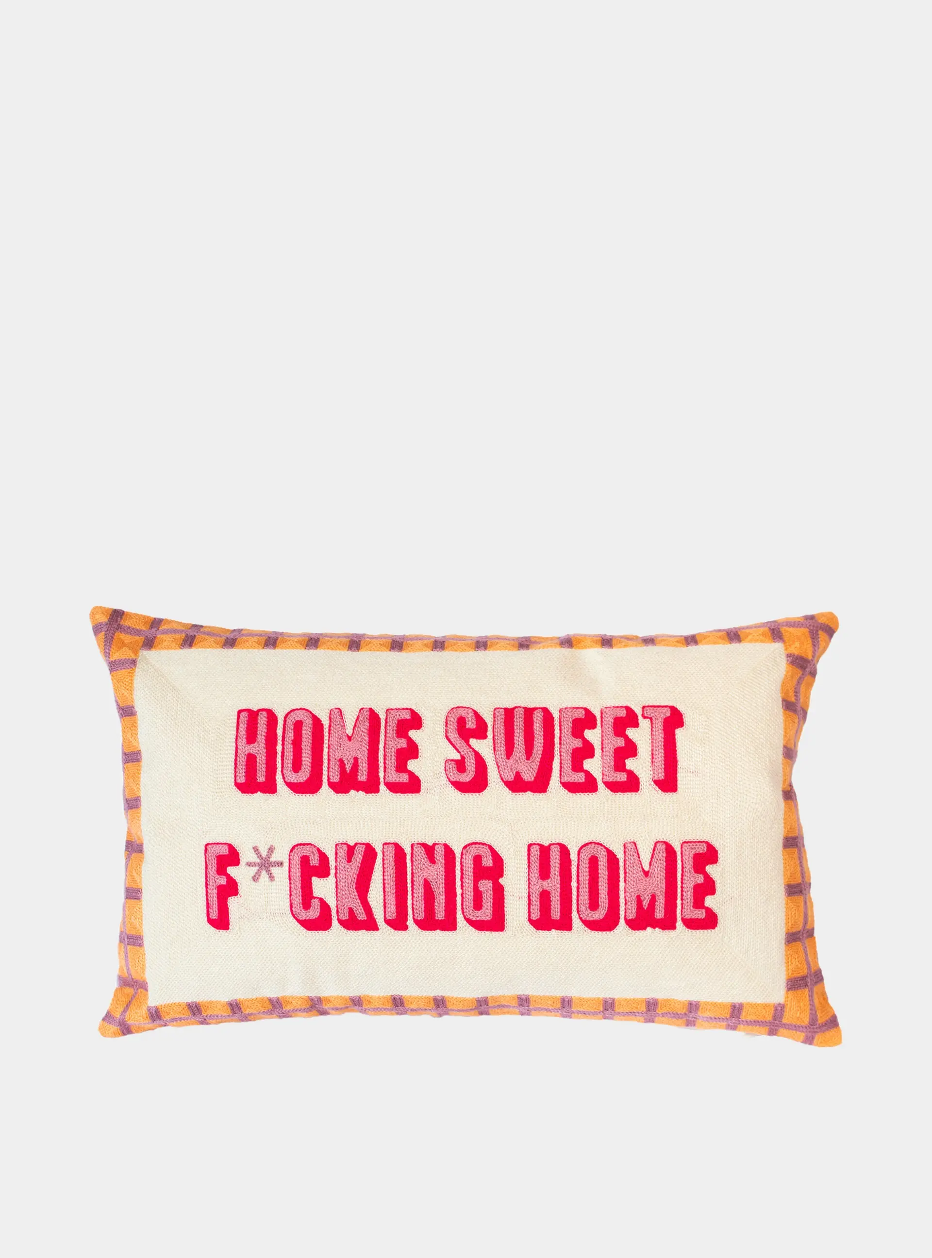 Home Sweet F*cking Home Needlepoint Cushion