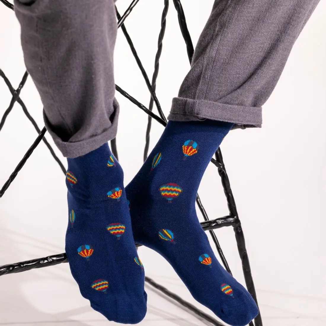 Hot Air Balloon Bamboo Socks - Image 3