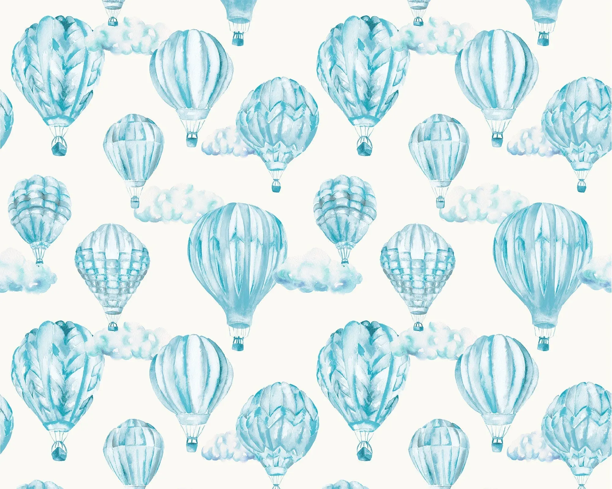 Hot Air Balloons - Children's Cotton Curtain Fabric - Image 9