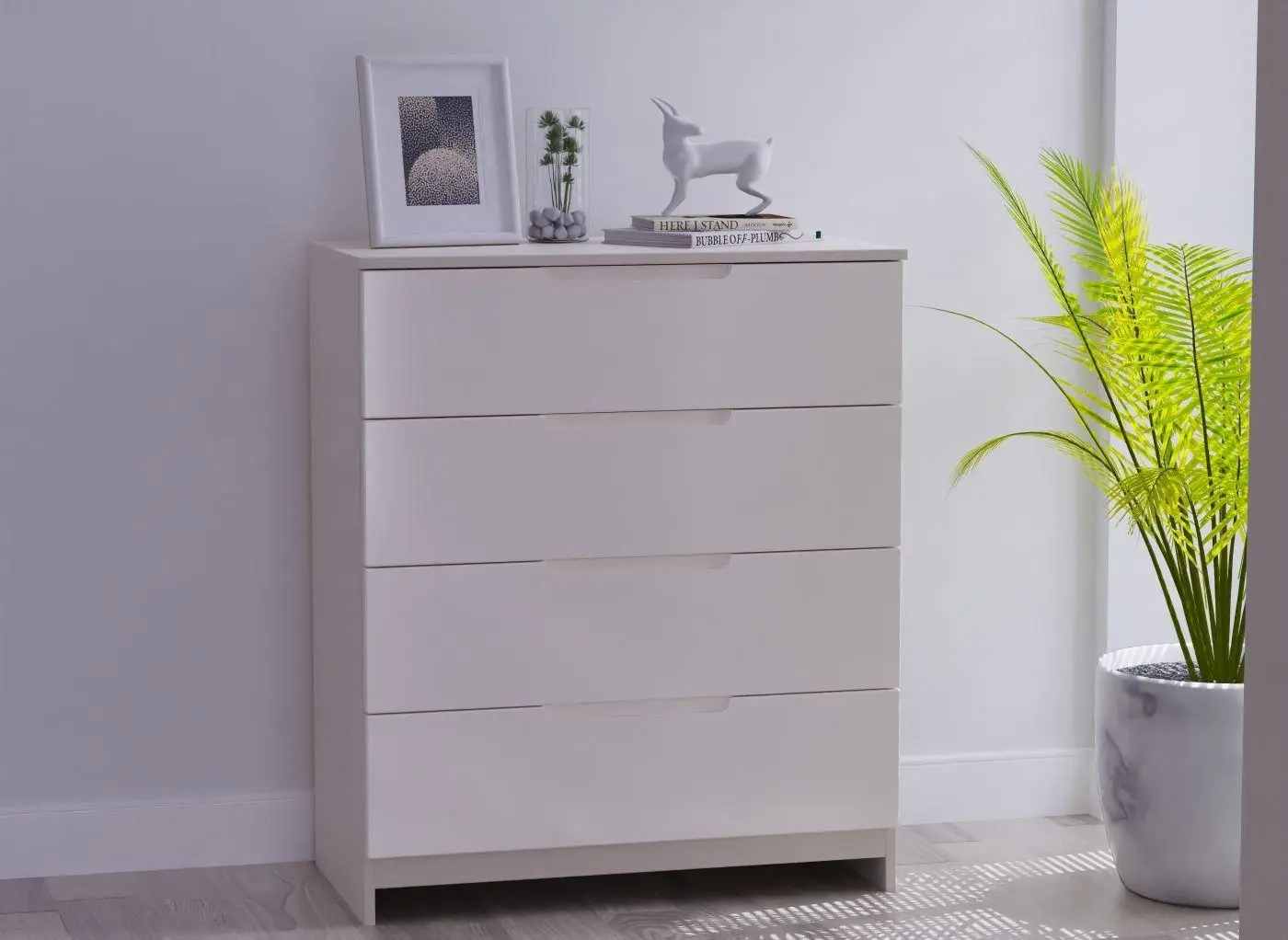 Houston 4-Drawer Chest - Brown