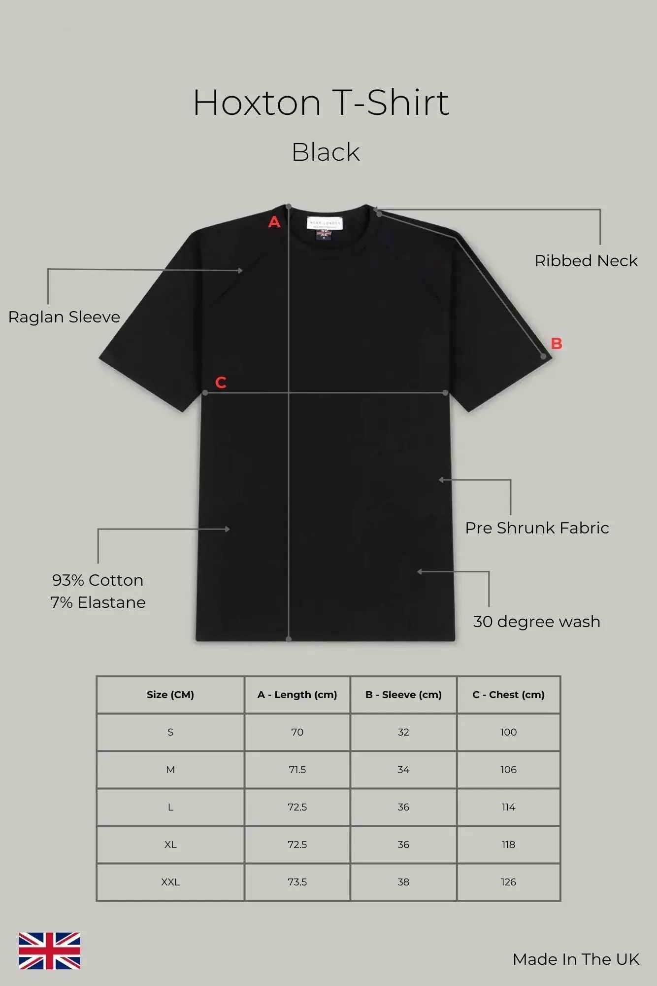Black Mens Hoxton T-shirt - Image 5