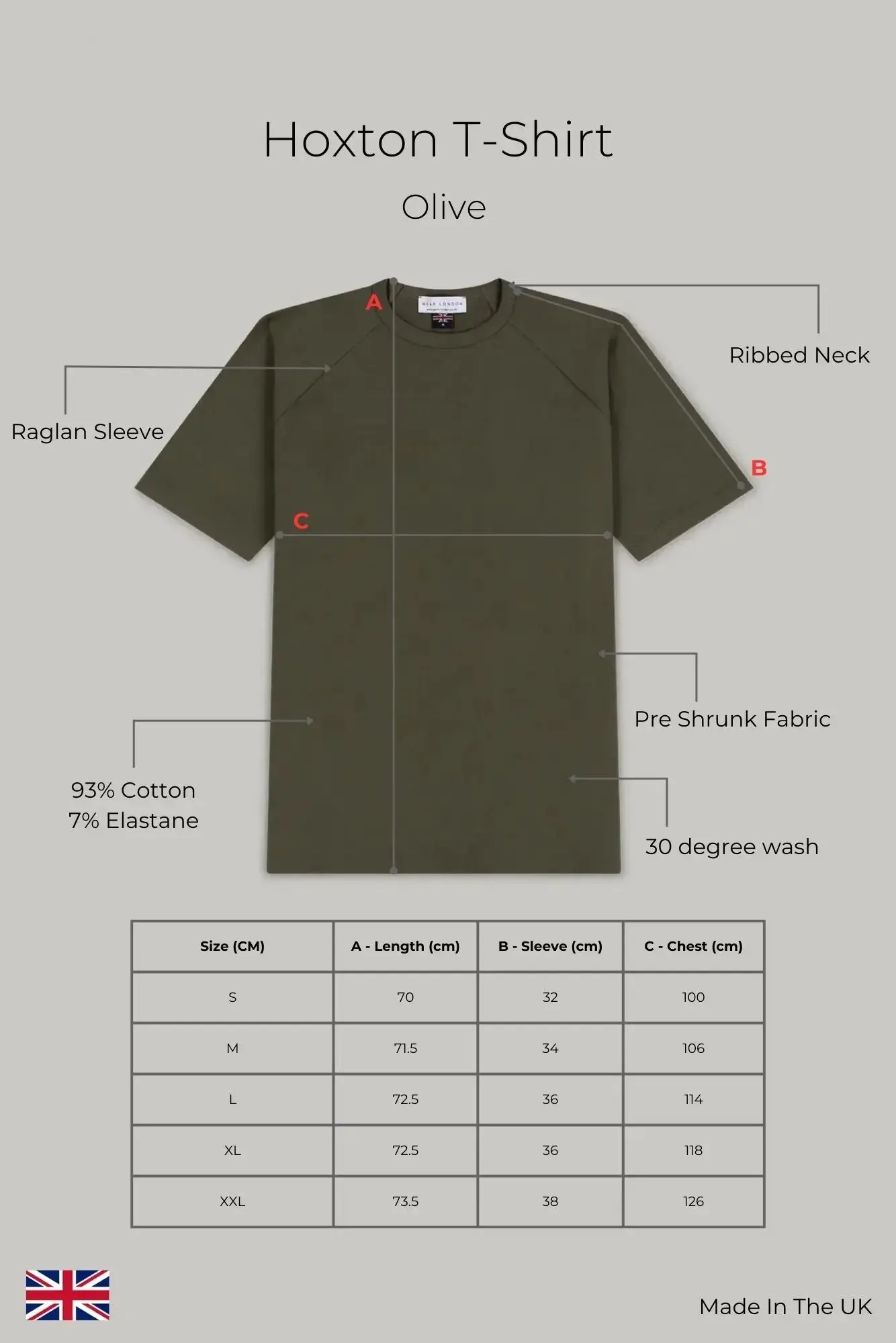 Olive Mens Hoxton T-shirt - Image 6