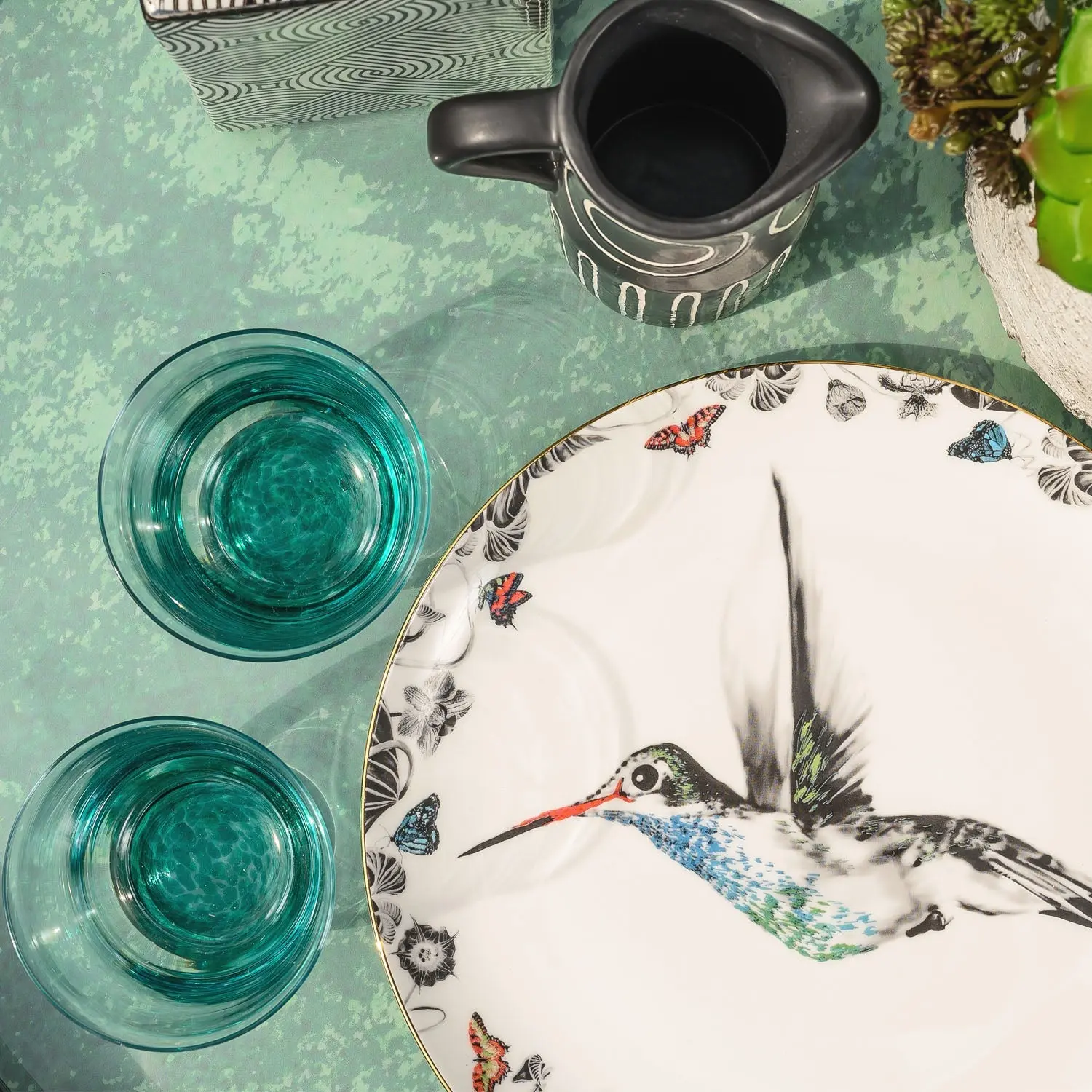 Hummingbird Bone China Plate - Hector - Image 3