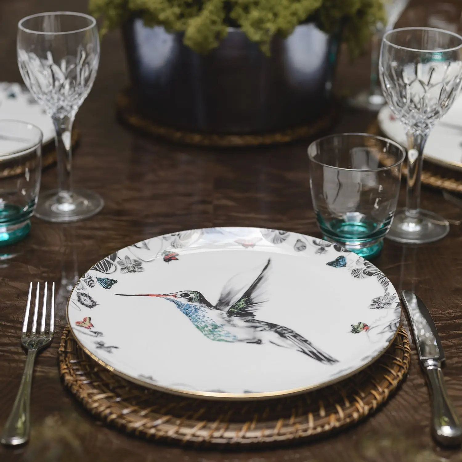 Hummingbird Bone China Plate - Hector - Image 4