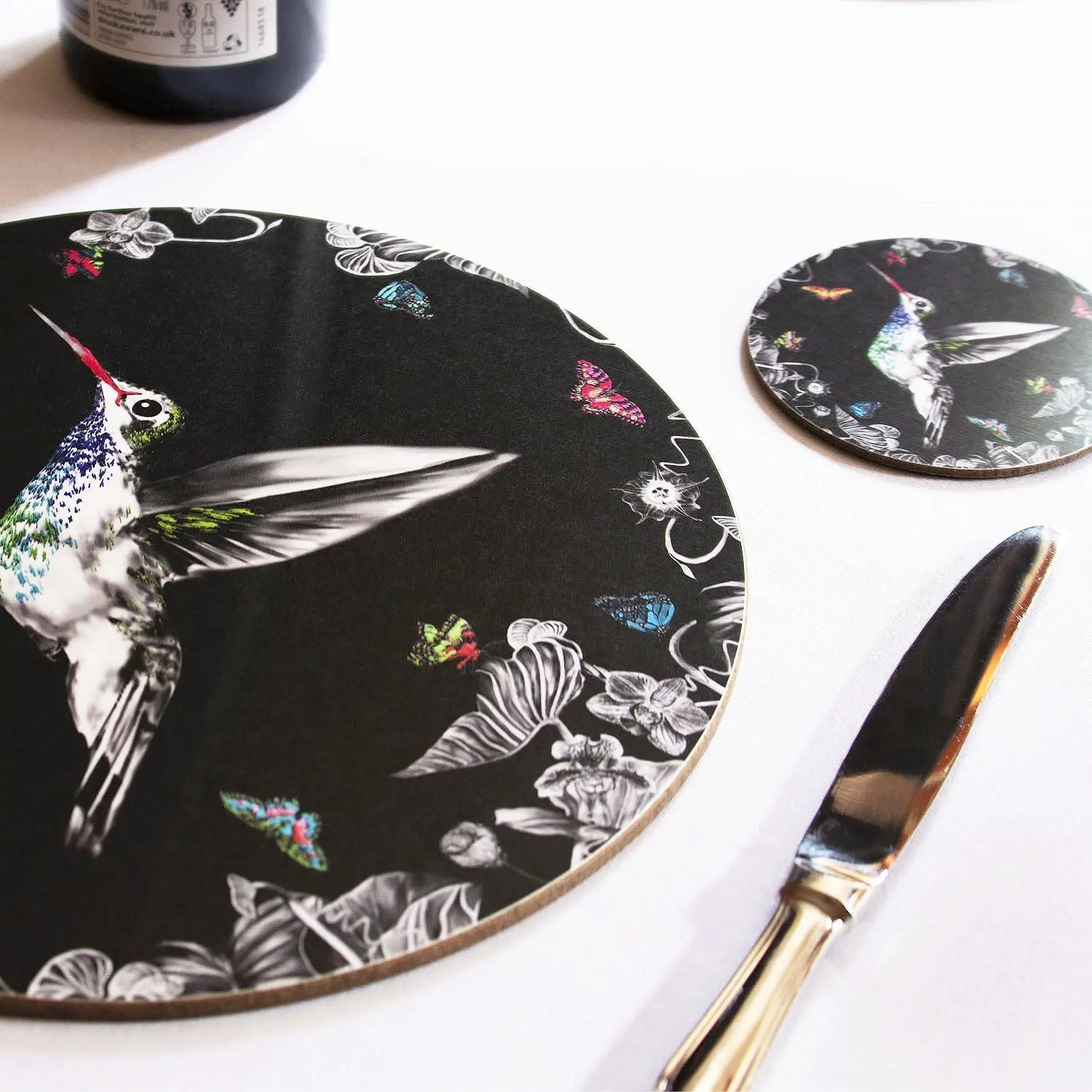 Hummingbird Coasters - Set B of 4 Mixed - Image 3