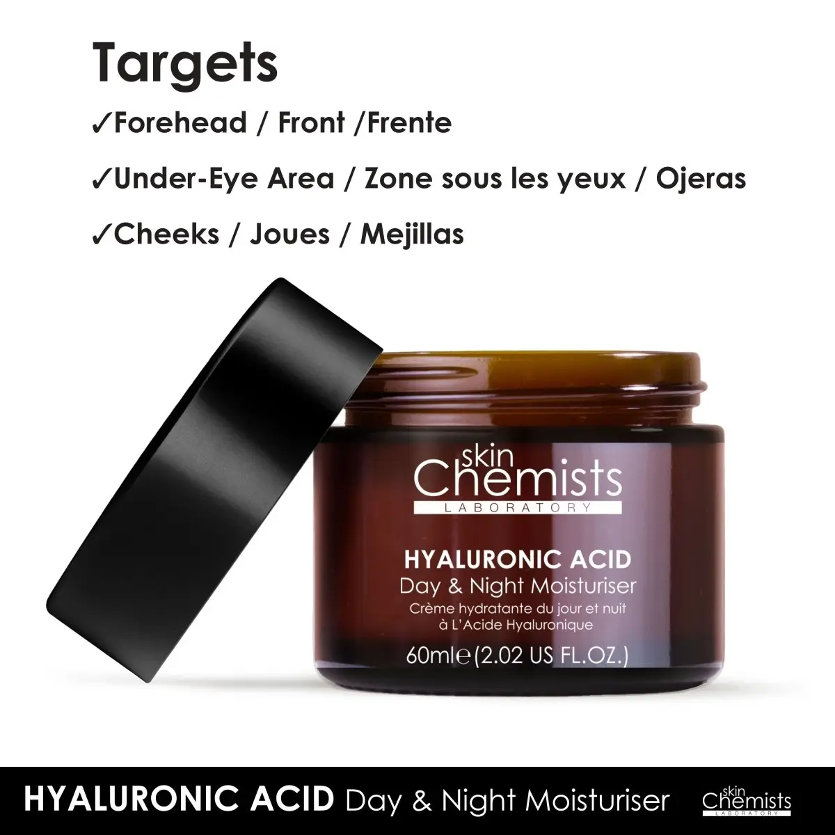 Hyaluronic Acid Day Moisturiser 60ml - Image 3