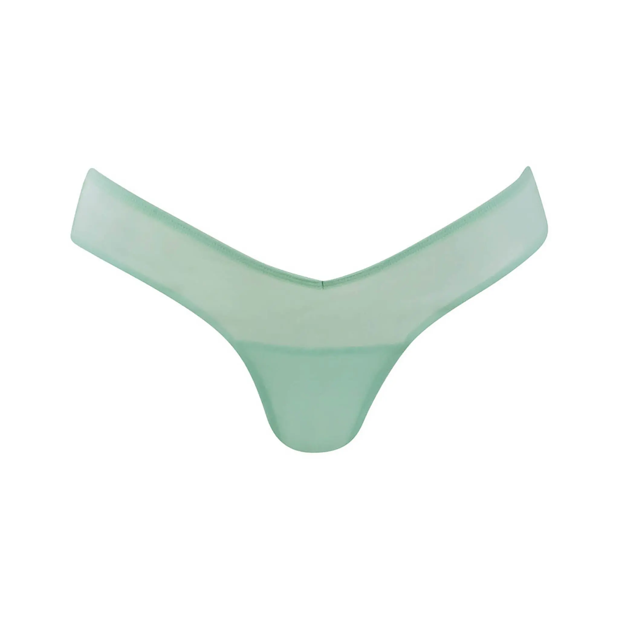 I.D. Line Fine Mesh V-thong Mint Cream