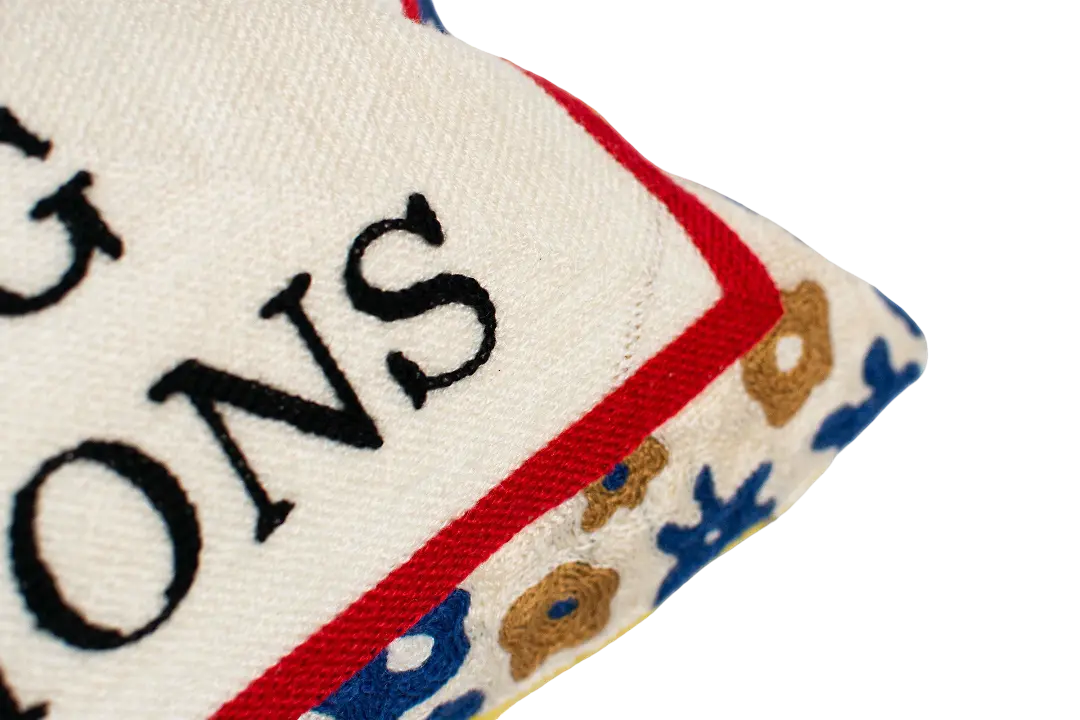 I Don't Cook Needlepoint Cushion - Image 3