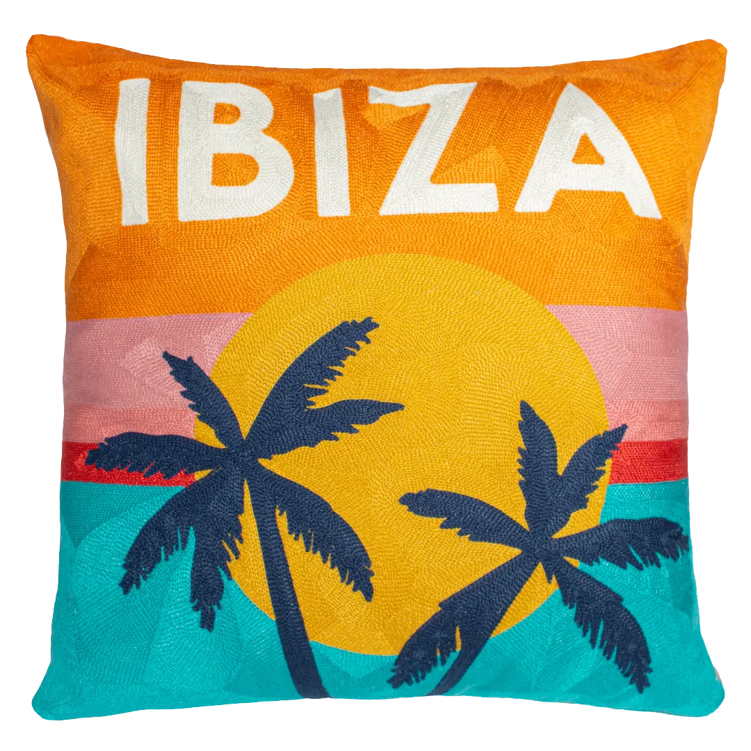 Ibiza Needlepoint Cushion - Image 3