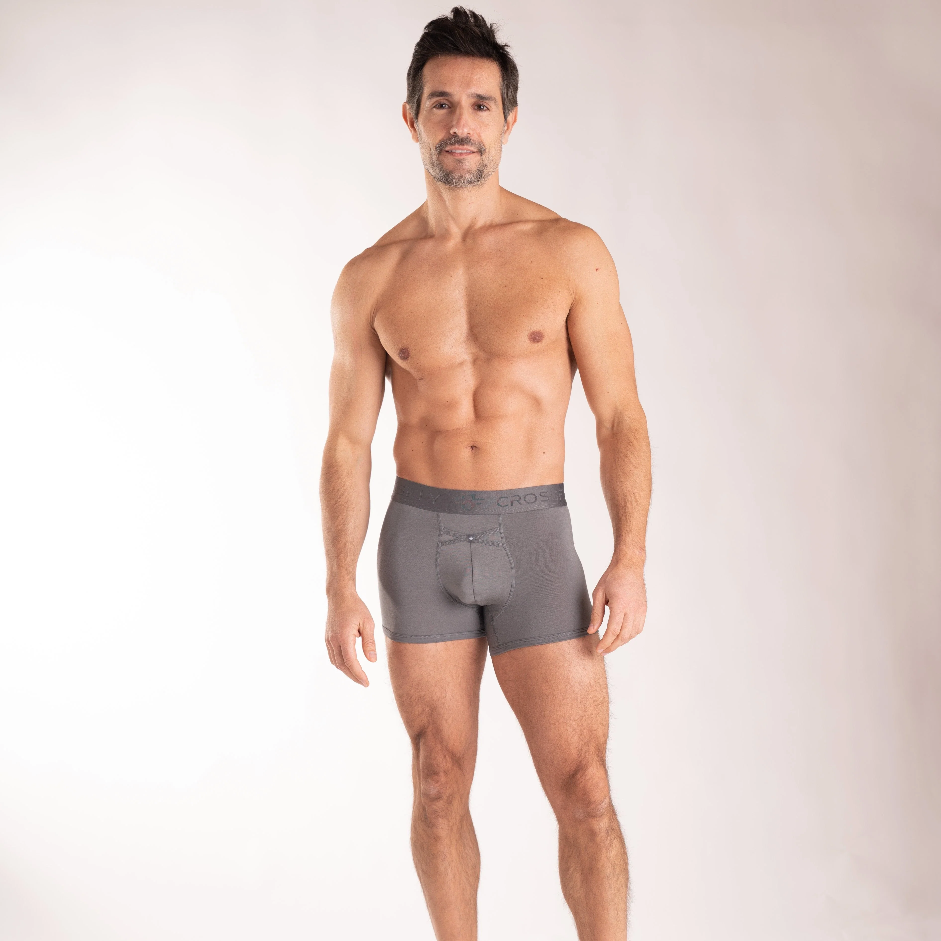 IKON Men's 3" Trunks - Charcoal - Image 3