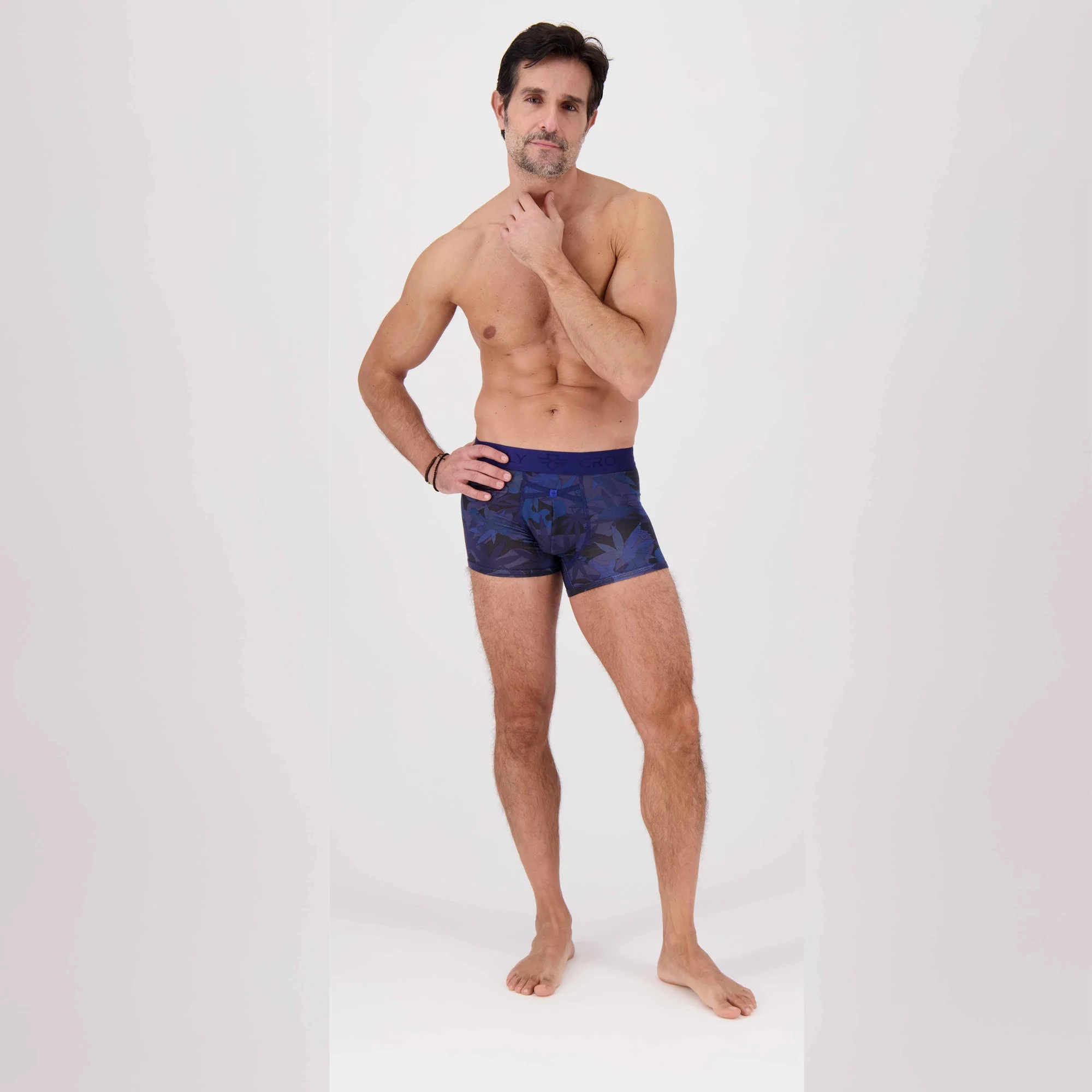 IKON Men's 3" Trunks - Hemp Blue - Image 4