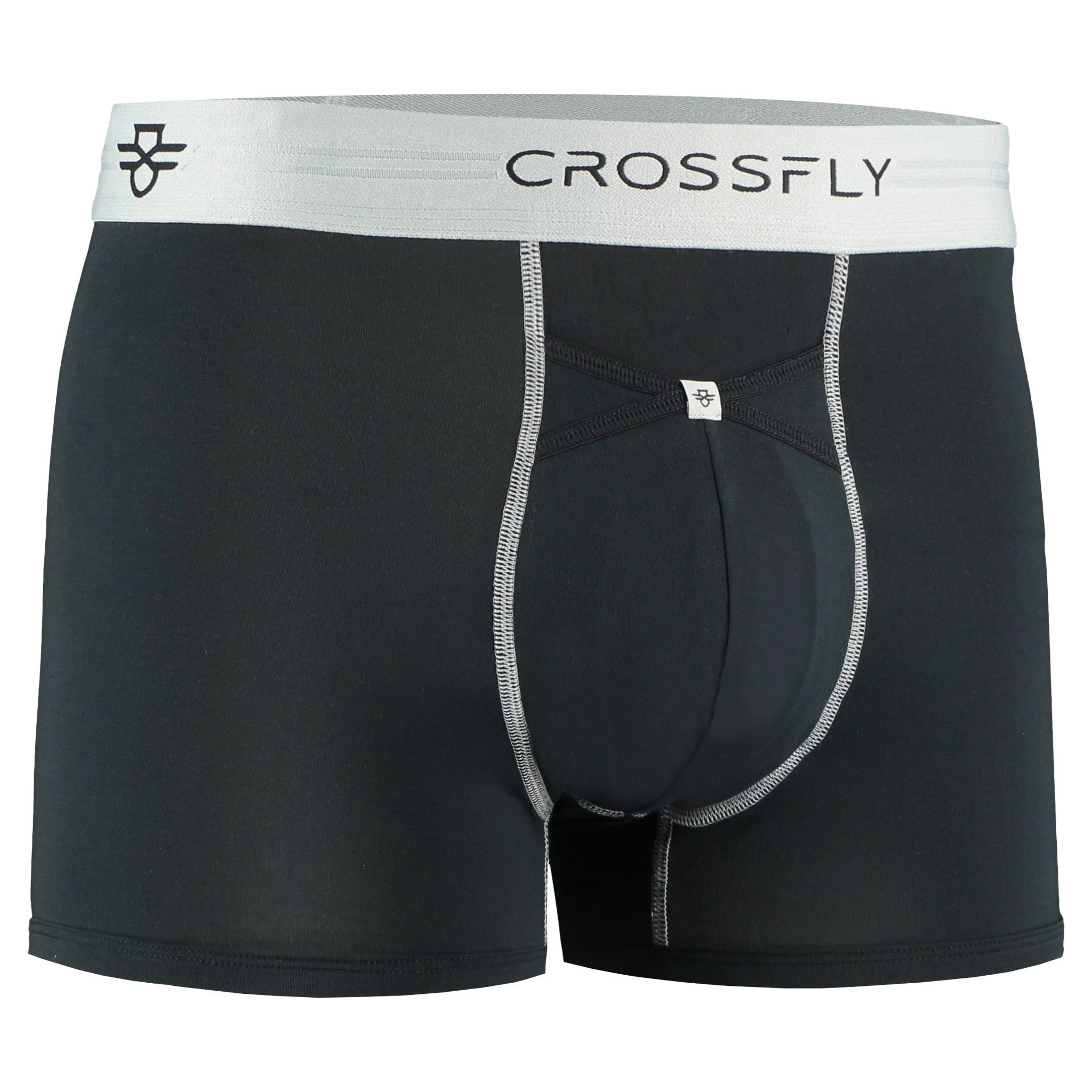 IKON X Men's 3" Trunks - Black/Silver