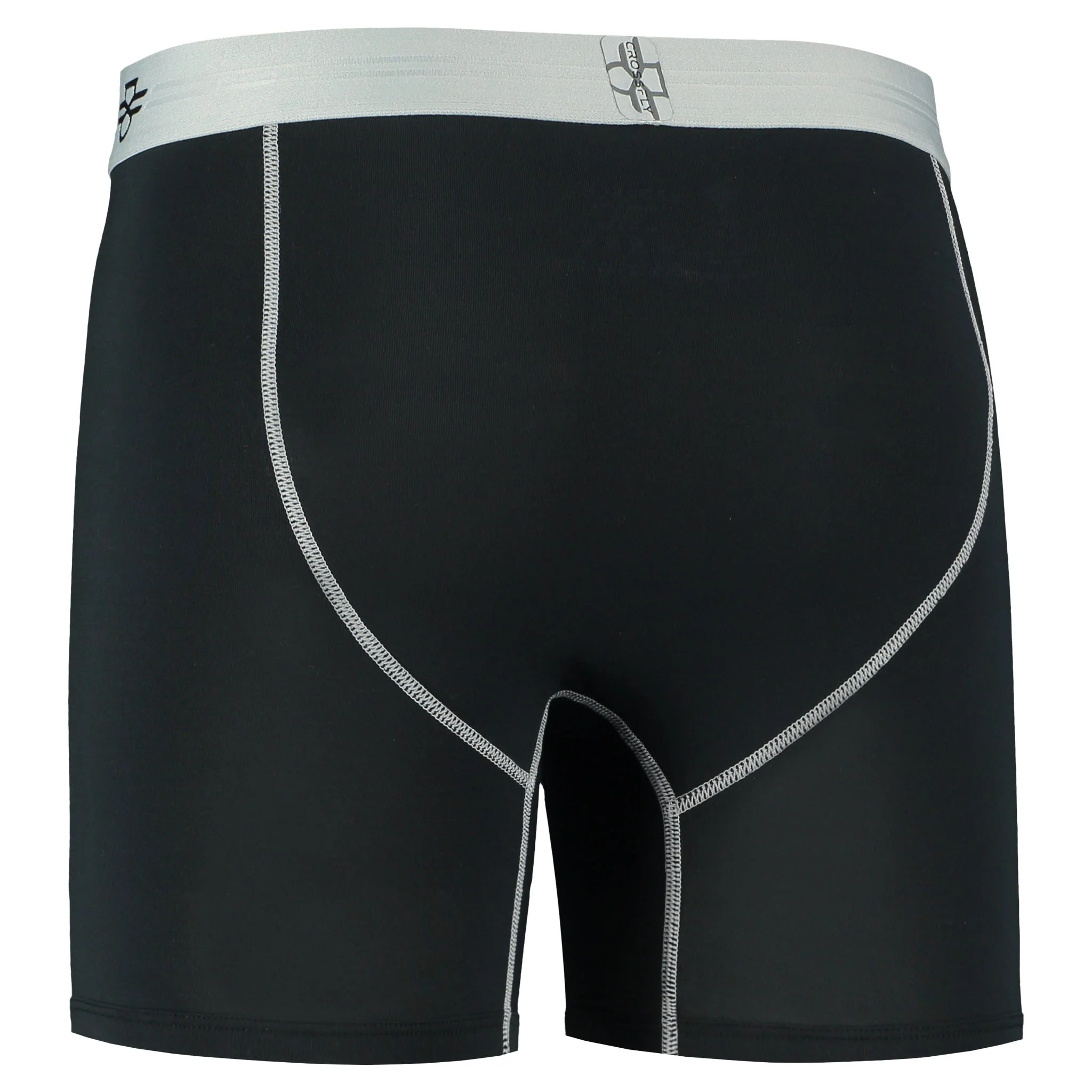 IKON X Men's 6" Boxers - Black/Silver - Image 5