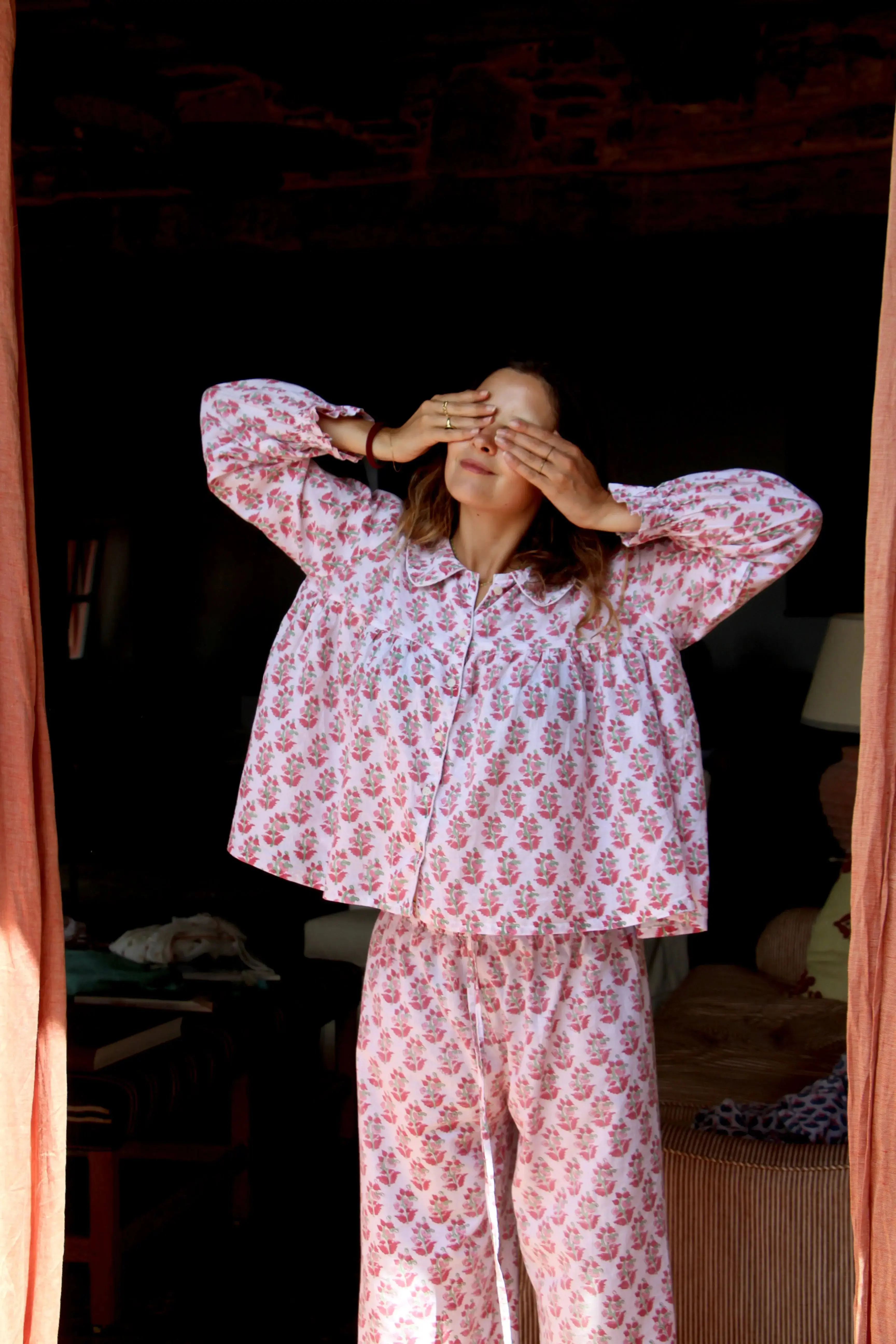 Inca Red Women's Pyjama Trouser Set - Image 2