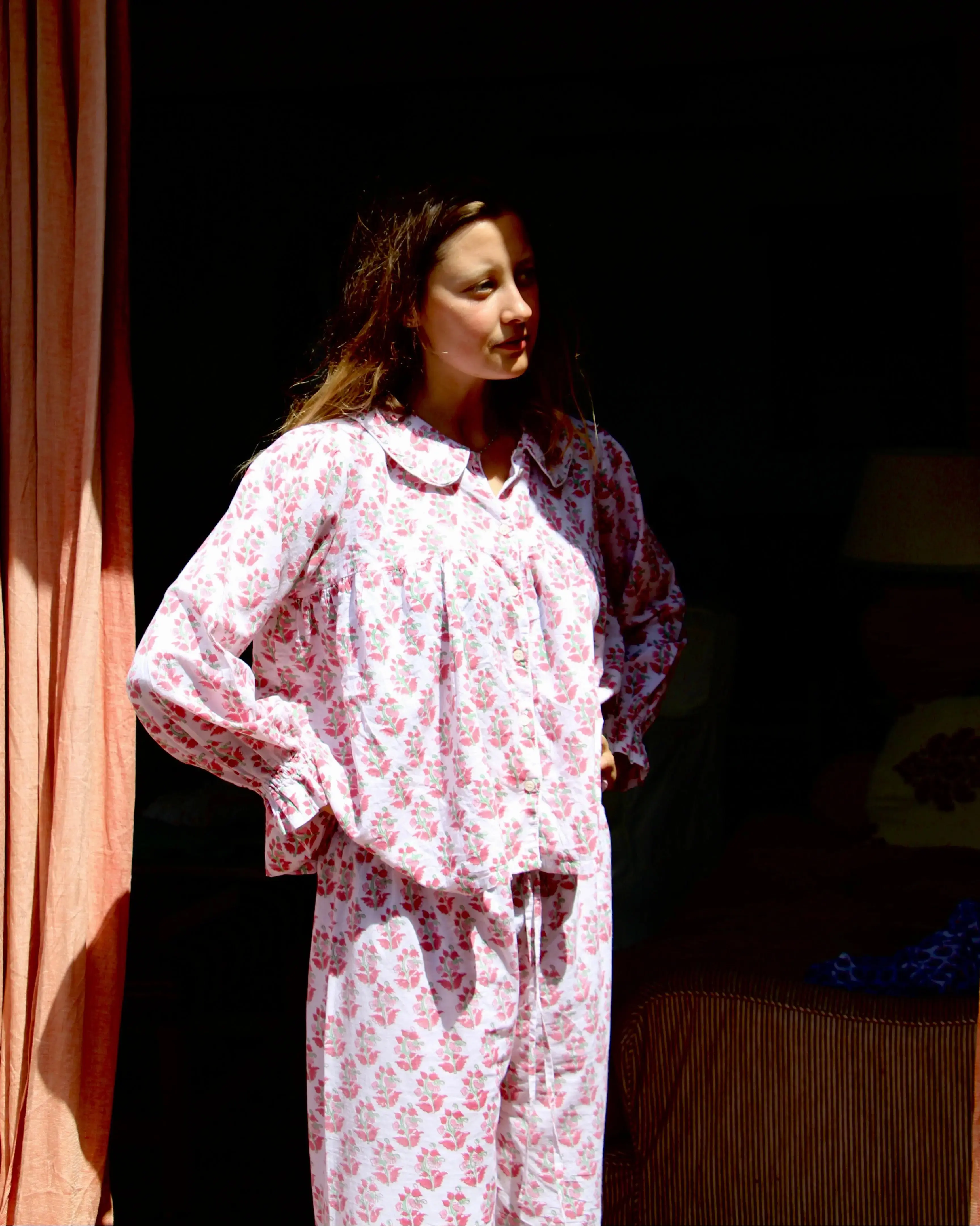 Inca Red Women's Pyjama Trouser Set - Image 4