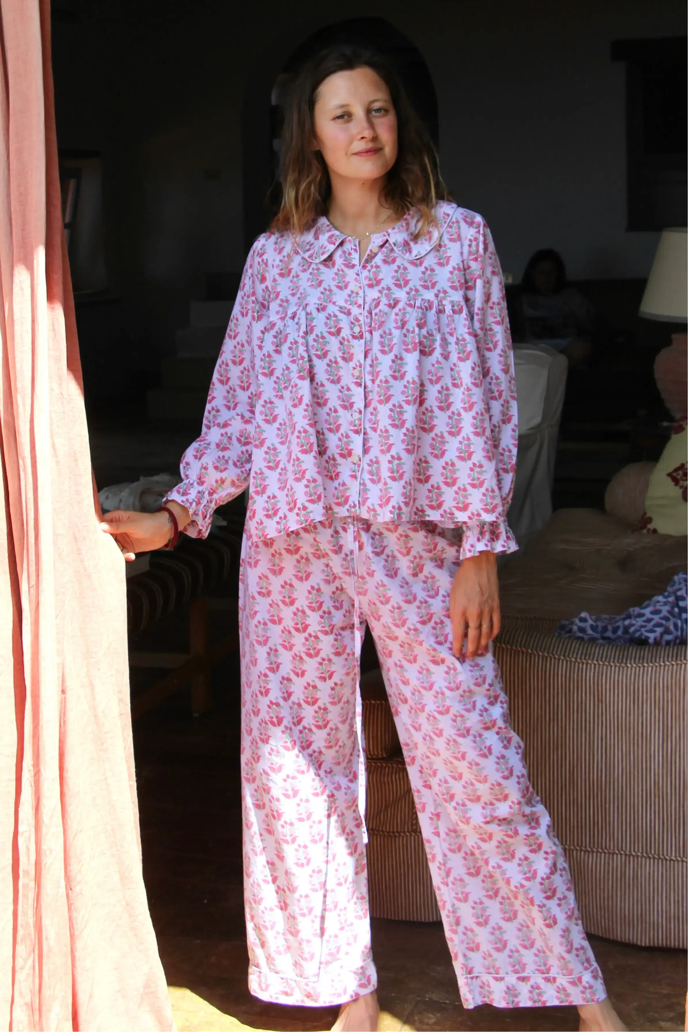 Inca Red Women's Pyjama Trouser Set - Image 5