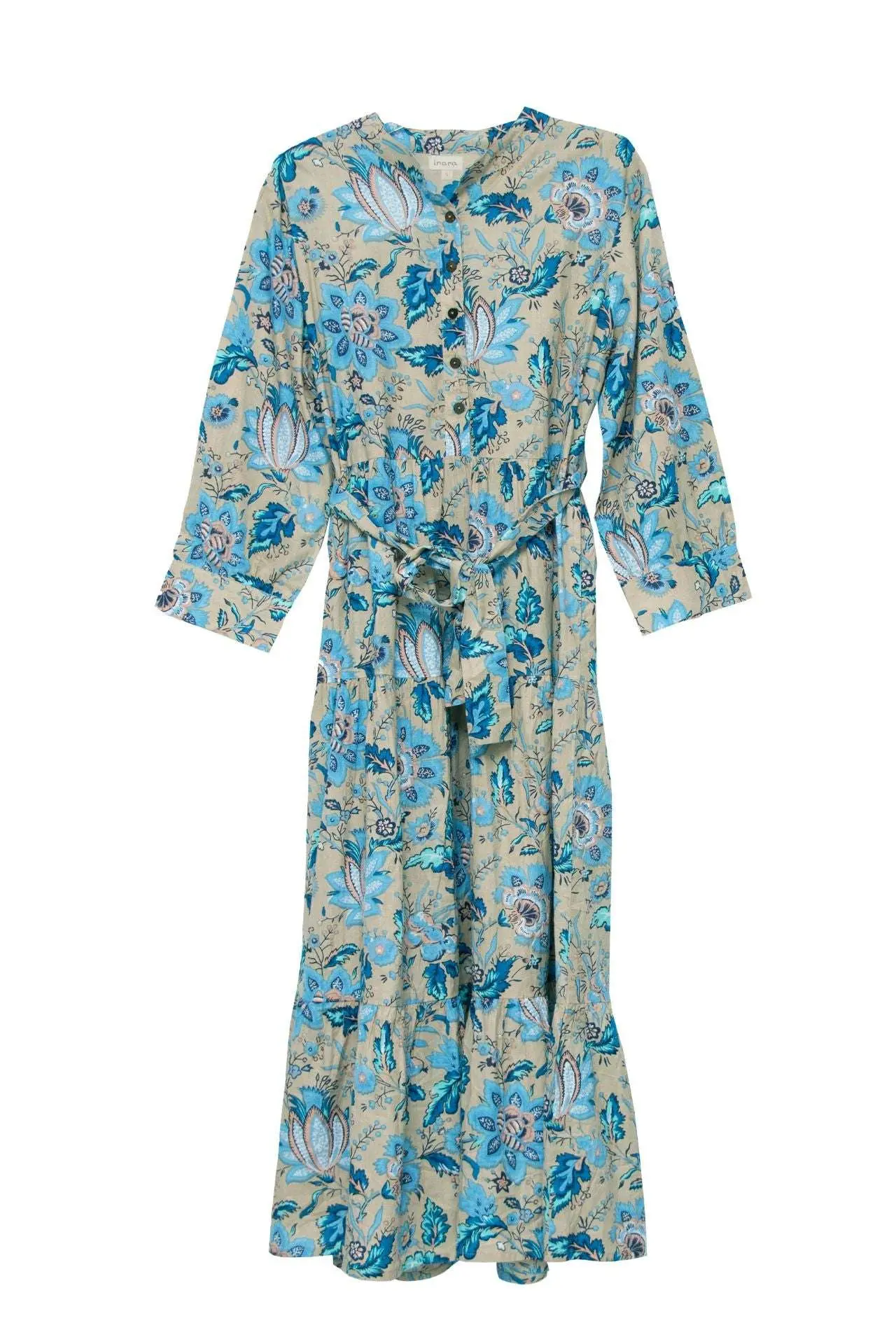 Indigo Lotus Cotton Dress - Image 5