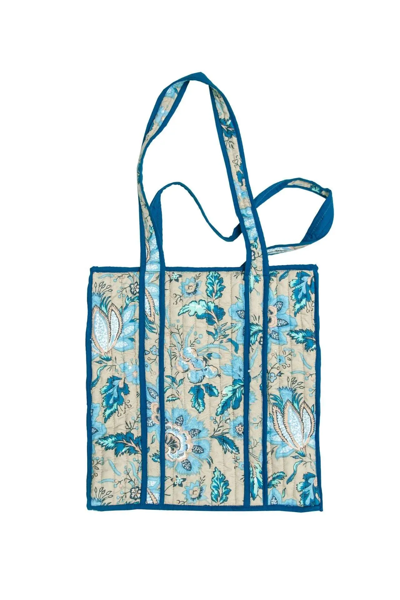Indigo Lotus Tote Bag - Image 3