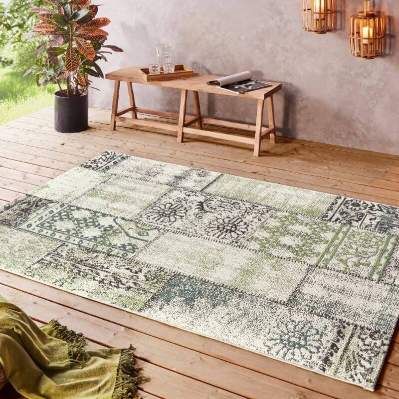 Indoor Outdoor Symi Rug – Patchwork - Image 4