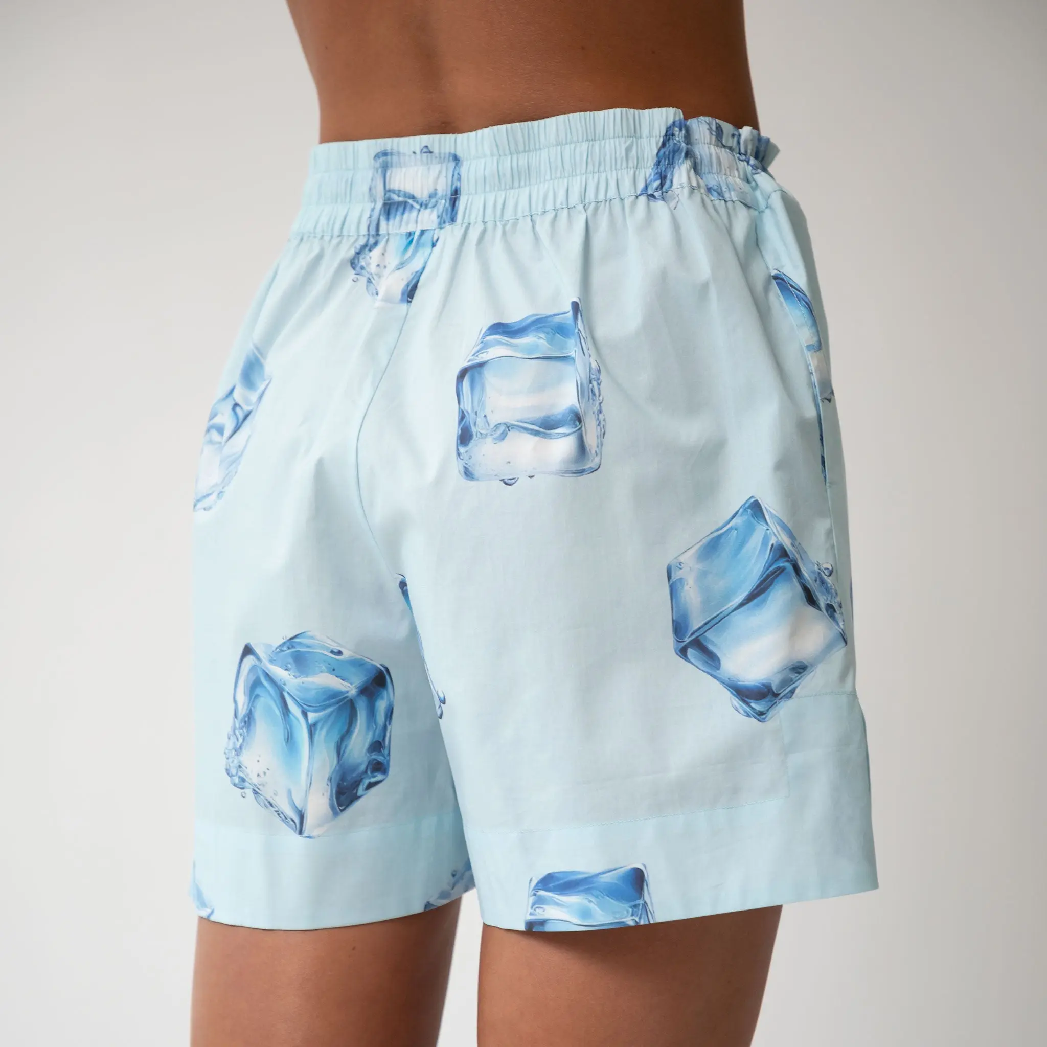 InStyle Cotton Poplin Shorts Ice Cubes - Image 5