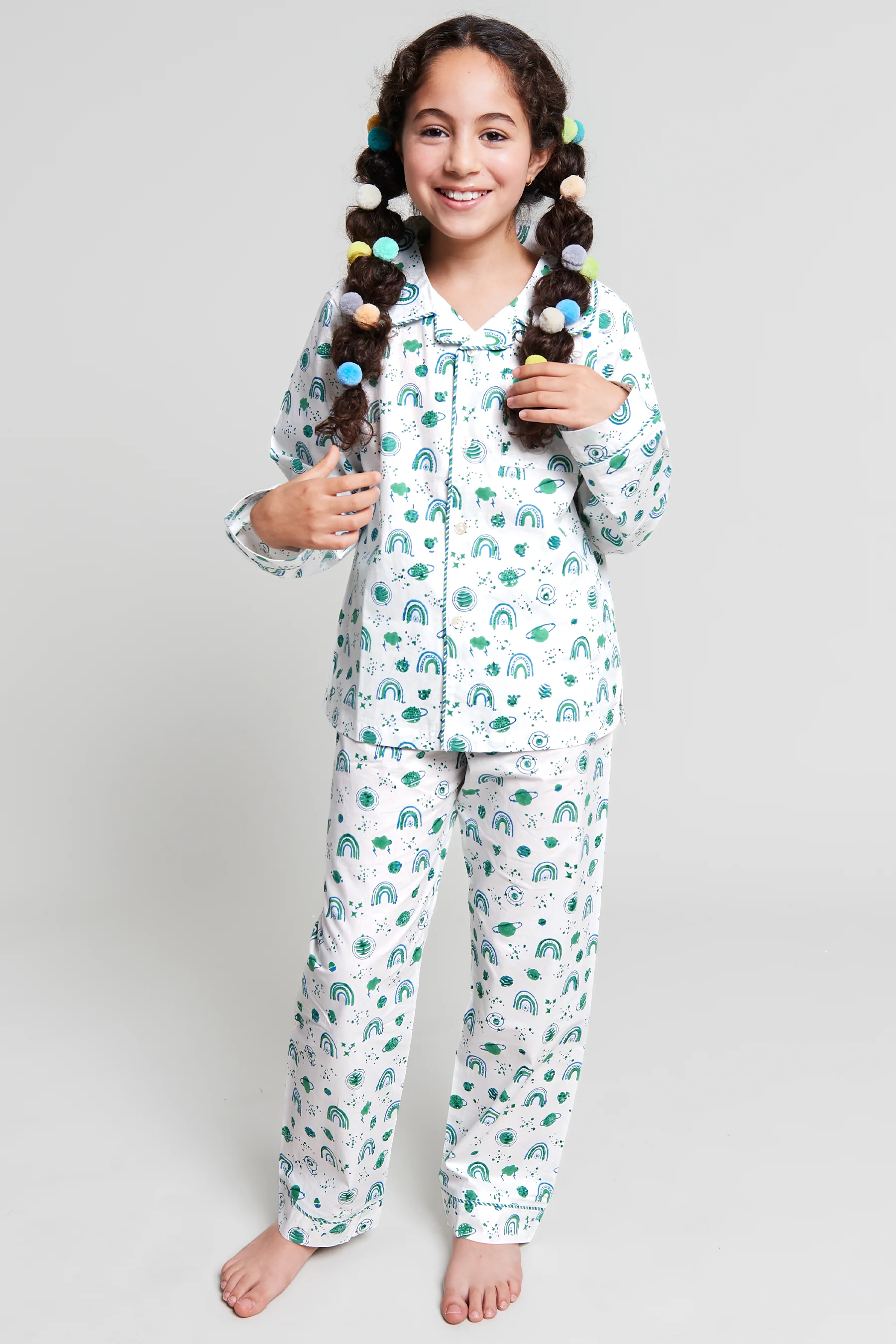 interstellar vibes Kids Organic Cotton Pyjama Trouser Set