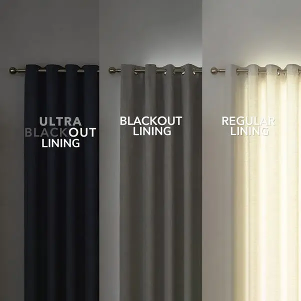 Isla Ultra Blackout Eyelet Curtains - Image 7