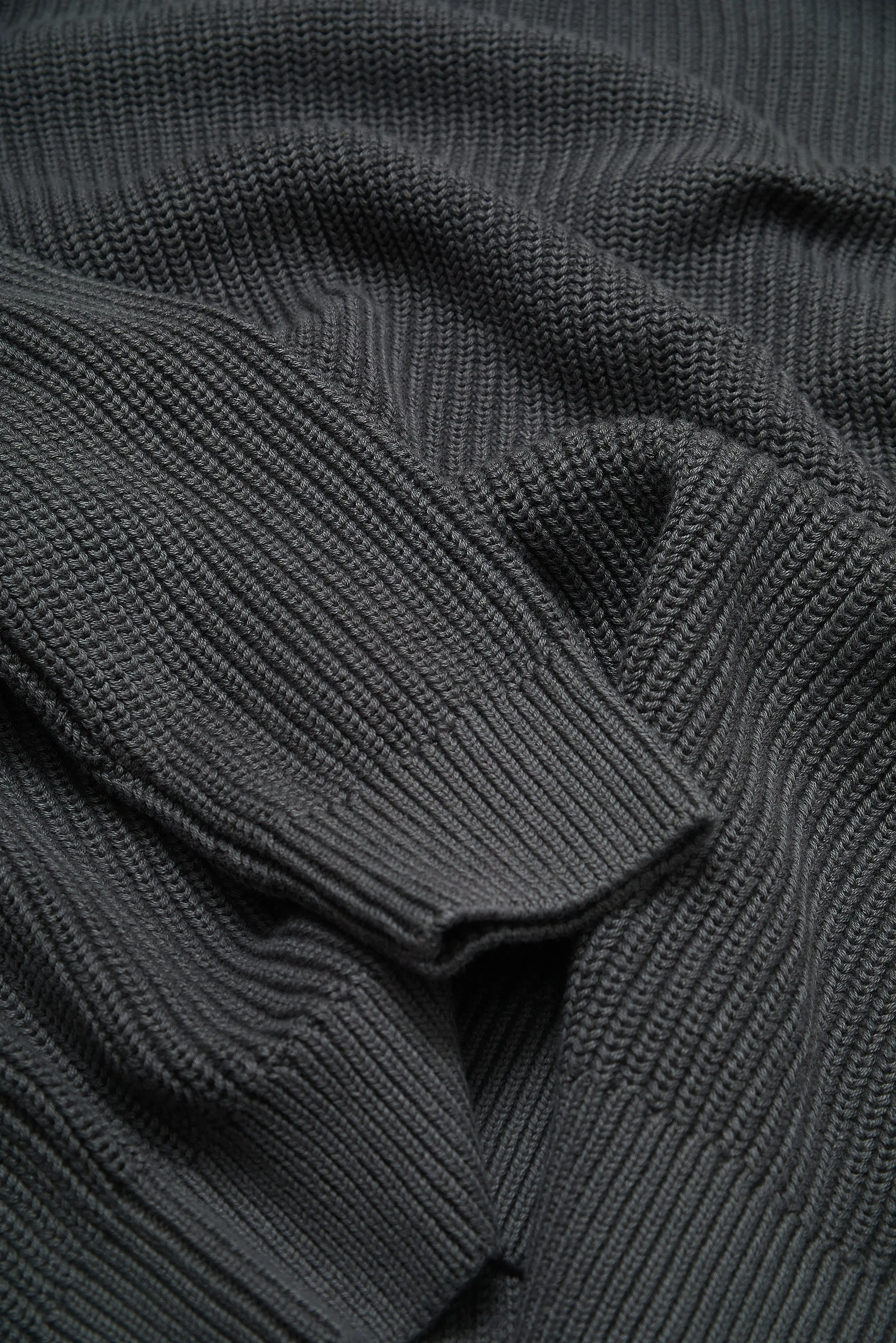 J Hailey Crew Knit - Charcoal - Image 3