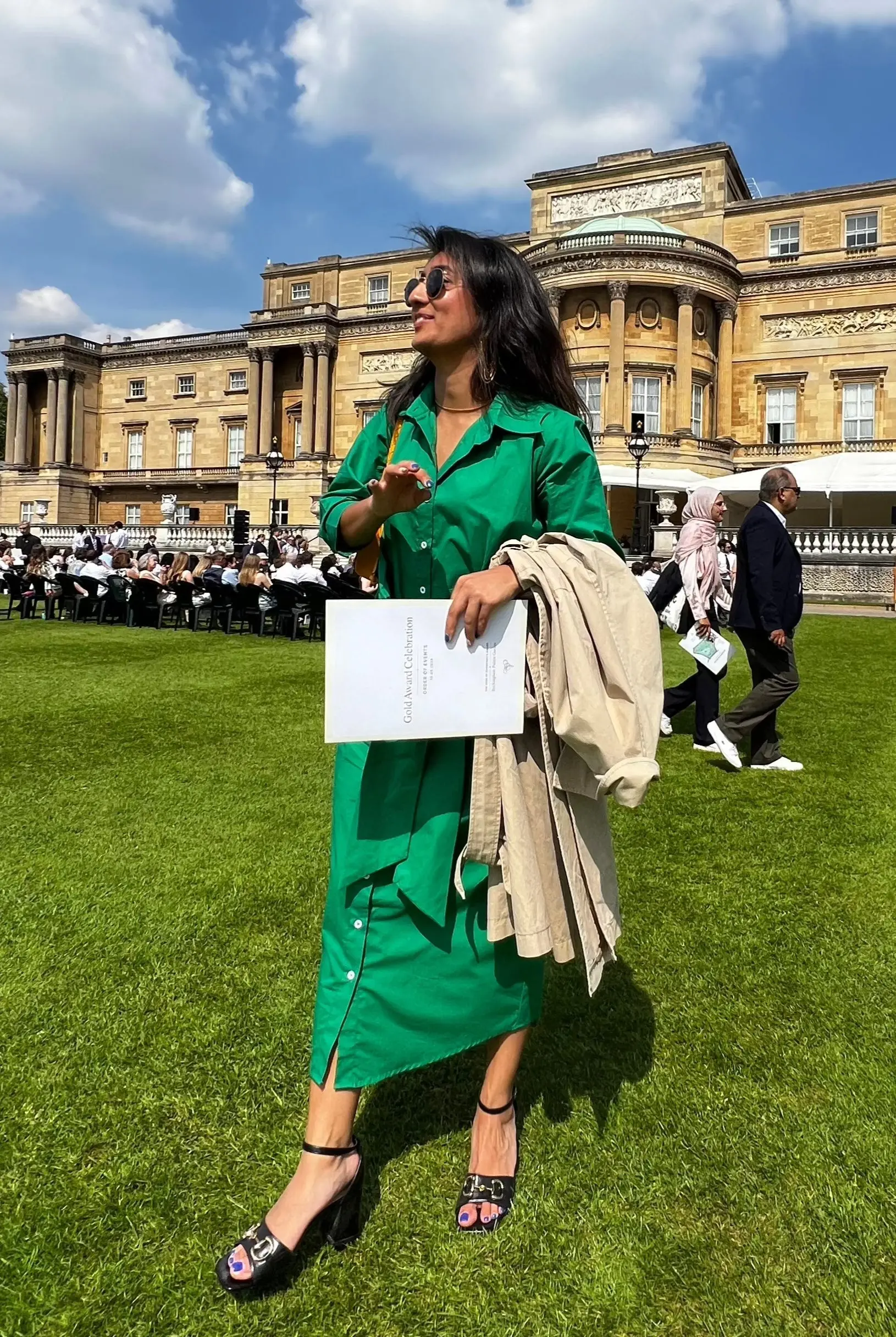 Jade Front Knot Dress - Image 6