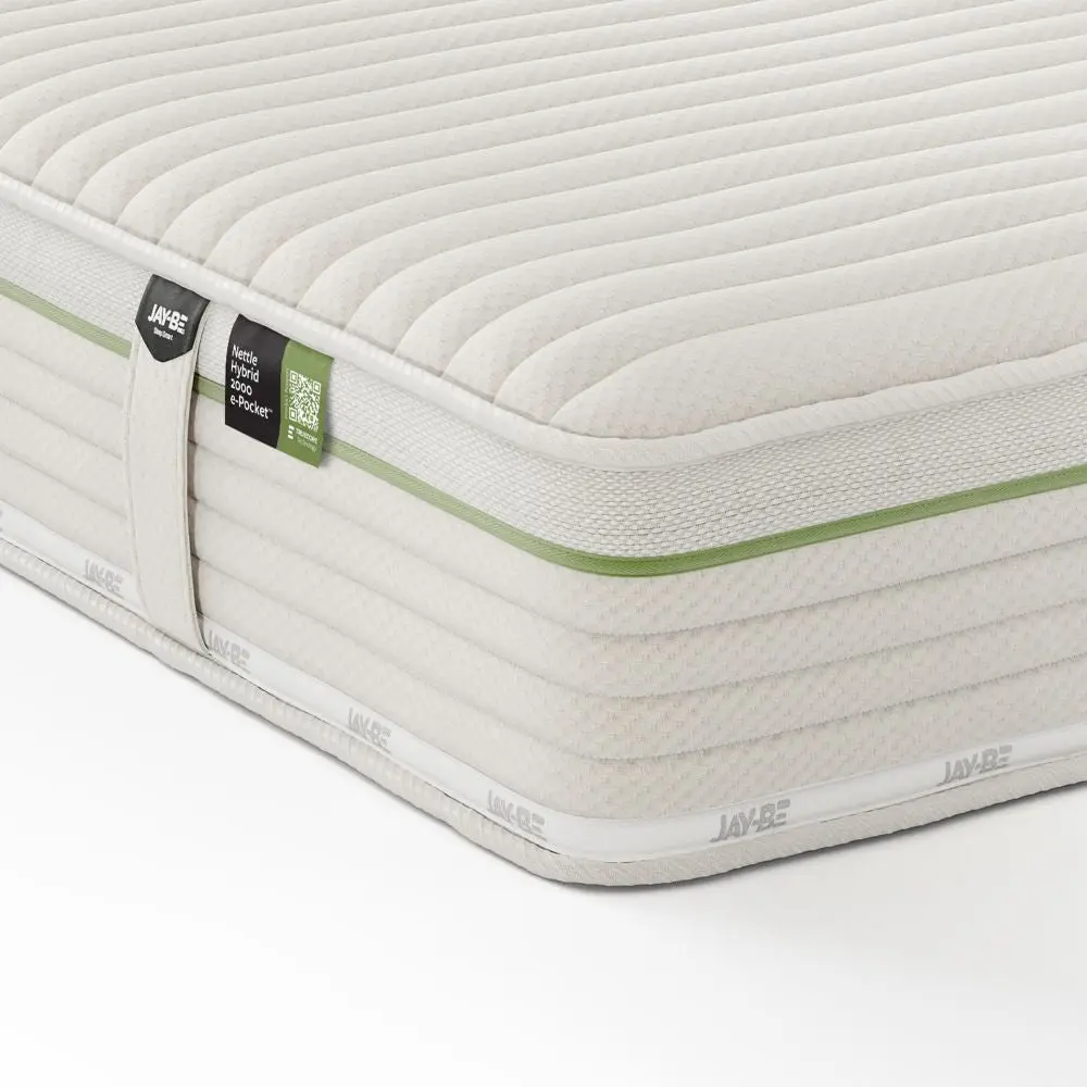 Jay-Be Natural All Season Nettle Hybrid 2000 e - Pocket Pocket Spring Mattress