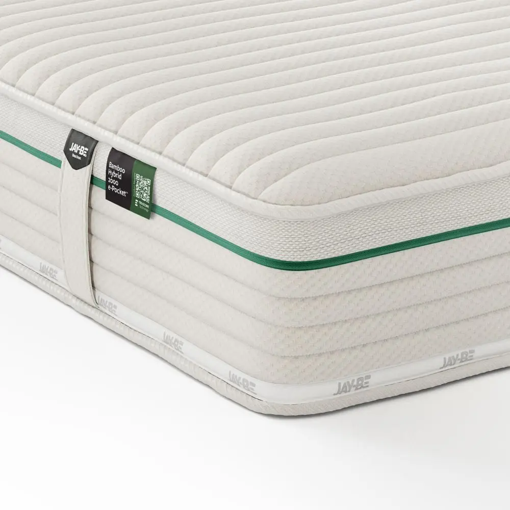 Jay-Be Natural Fresh Bamboo Hybrid 2000 e - Pocket Pocket Spring Mattress
