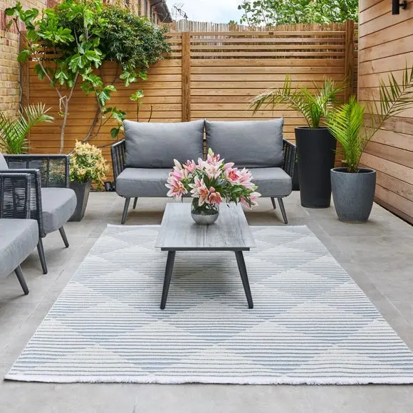 Jazz Geometric Indoor Outdoor Rug