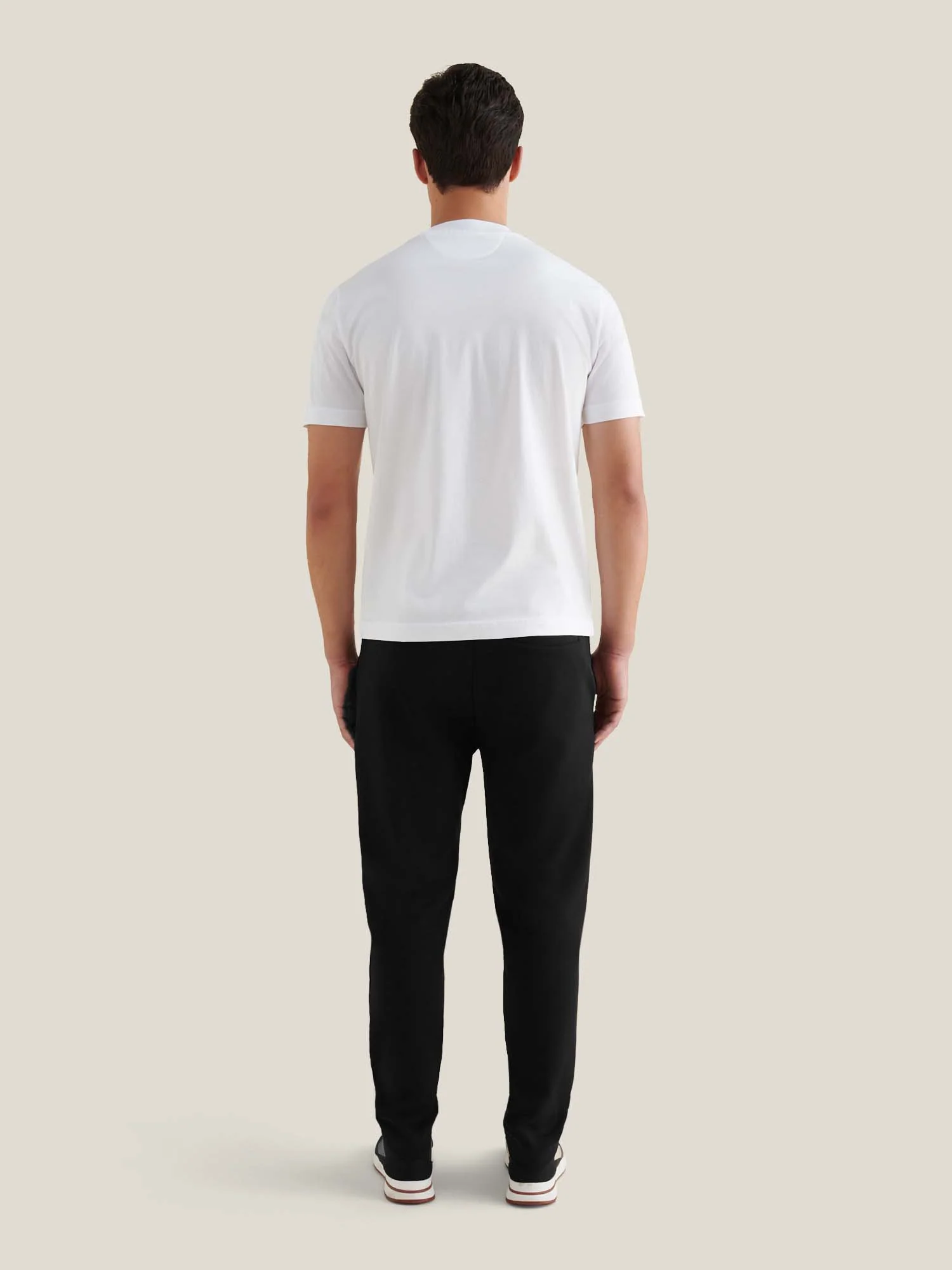 Black Jersey Interlock Jogger - Image 4