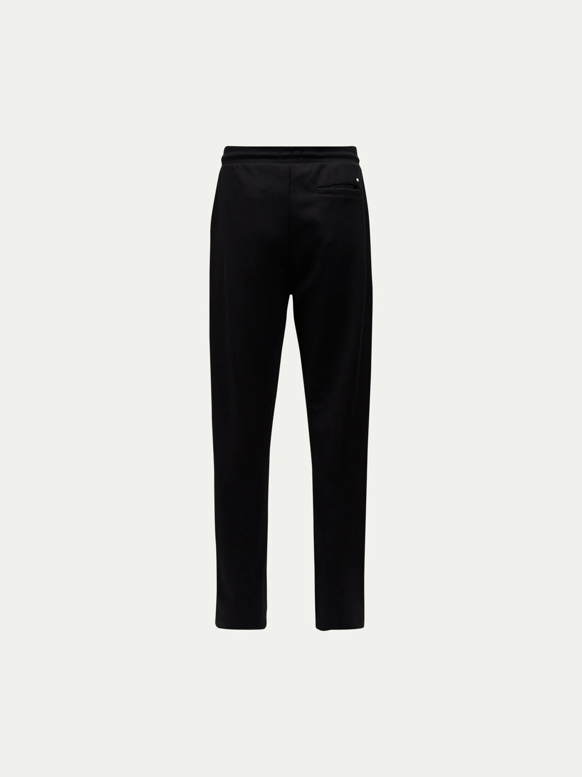 Black Jersey Interlock Jogger - Image 7