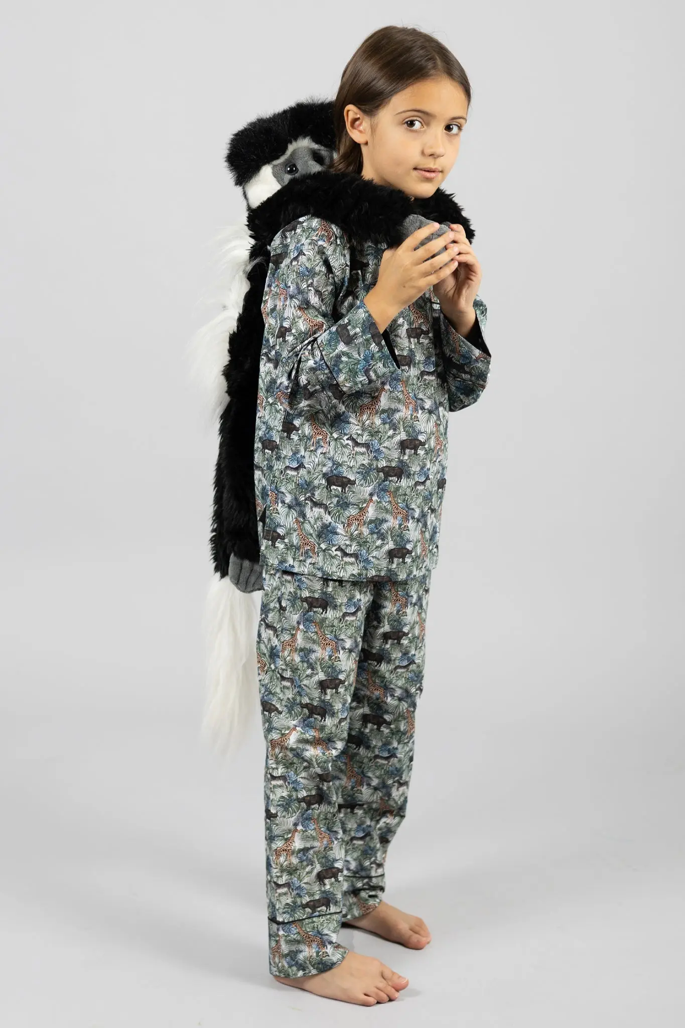 jungle maze Kids Organic Cotton Pyjama Trouser Set - Image 3