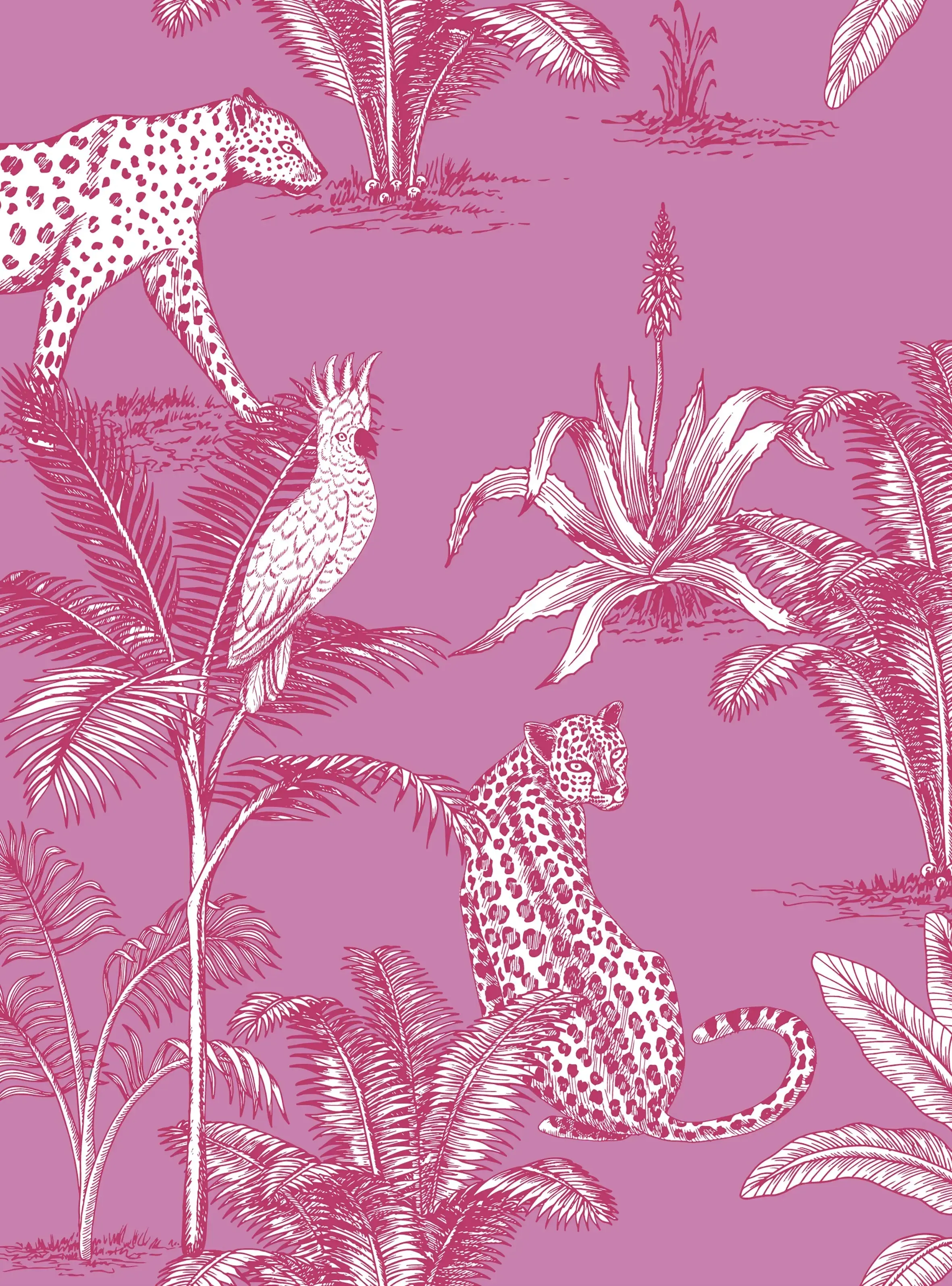 Pink Jungle Organic Cotton Sleep Mask - Image 2