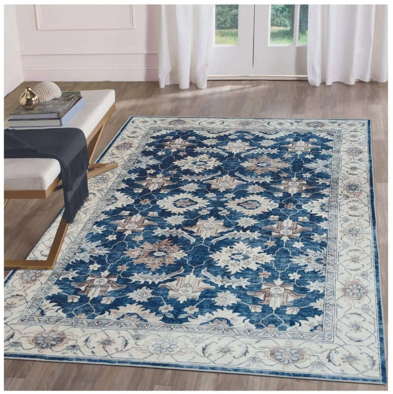 Jurdar Vintage Washable Rug - Image 3